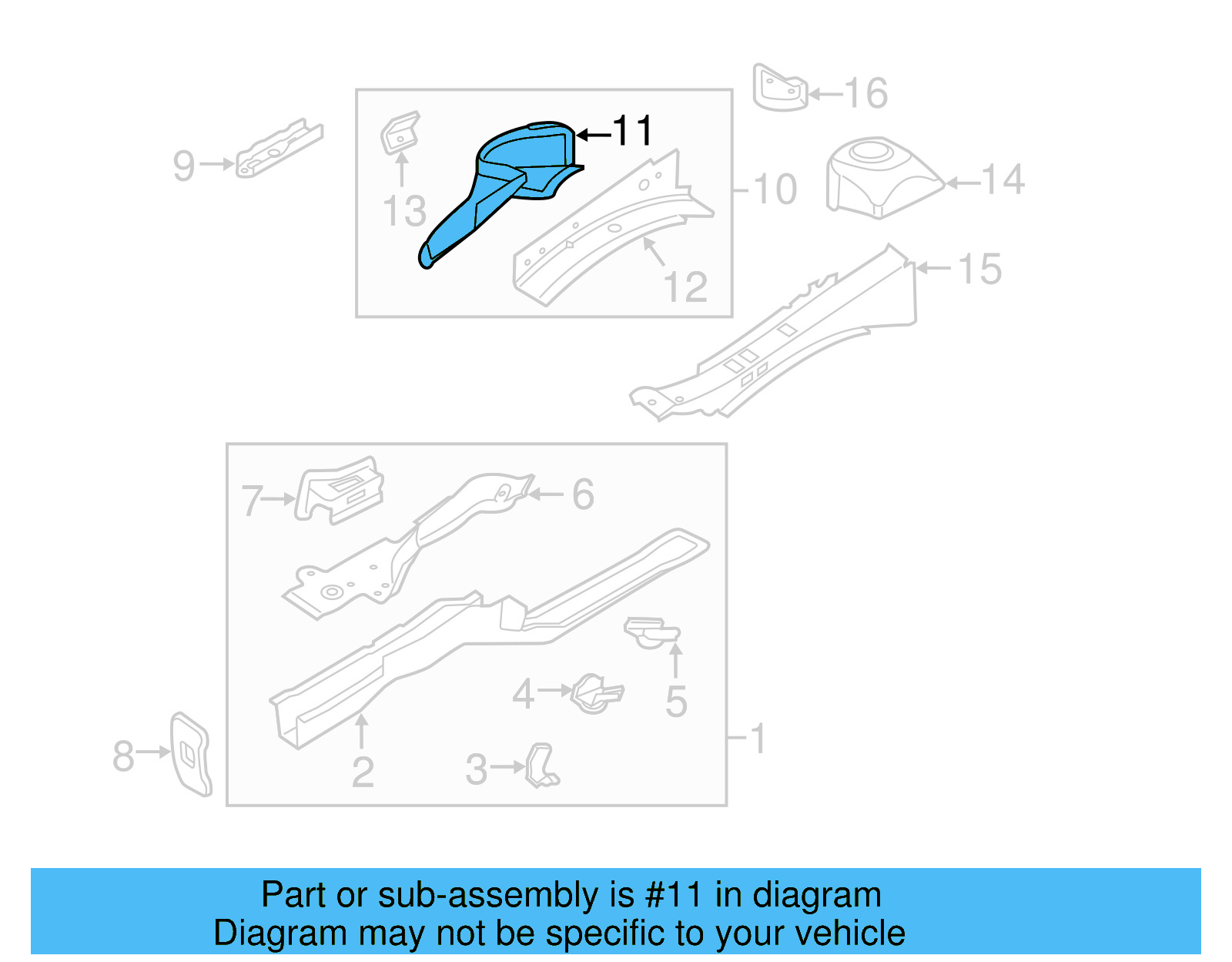Apron Panel 5C0-805-147 - View 15