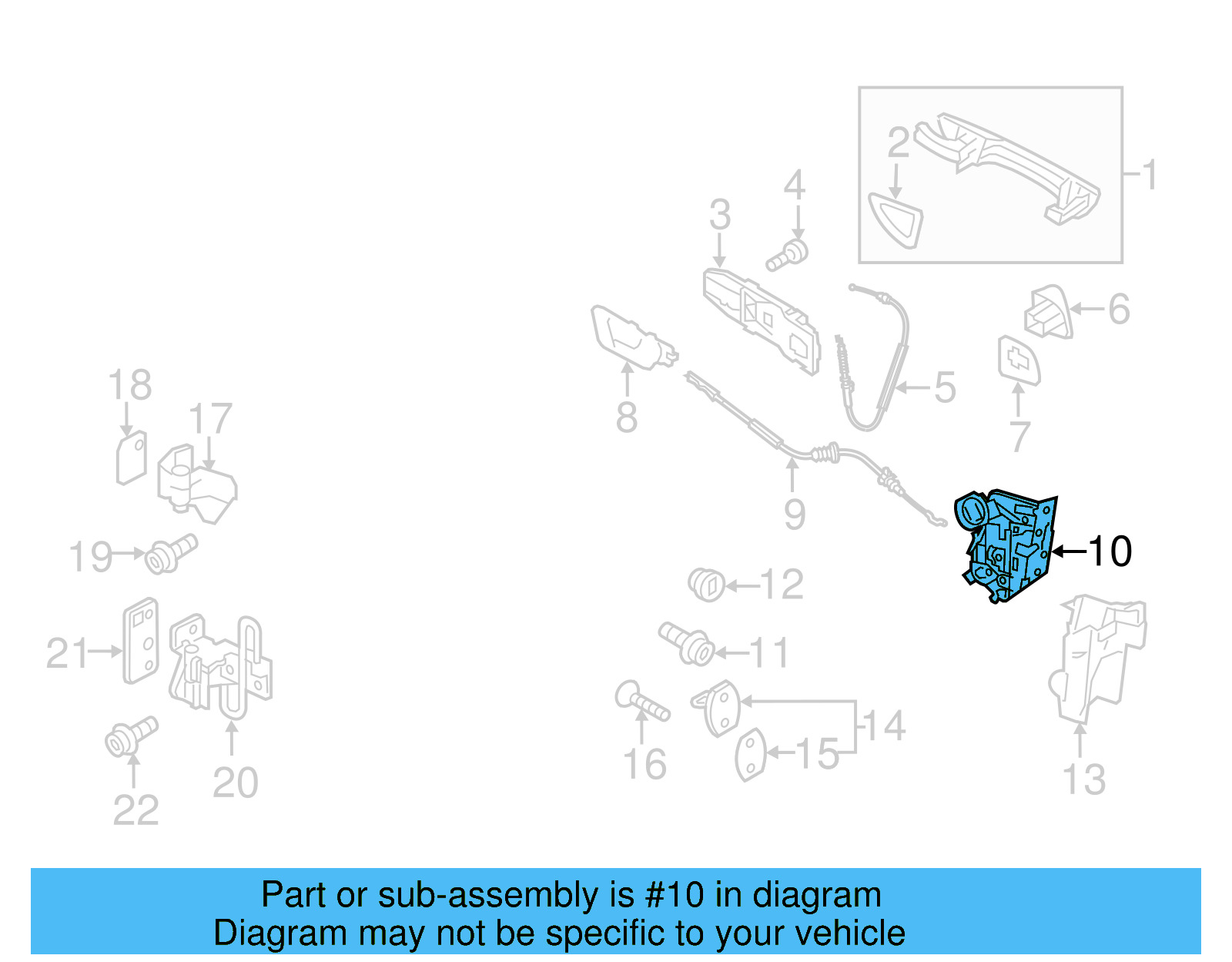 Lock Actuator 5K4-839-015-J - View 5