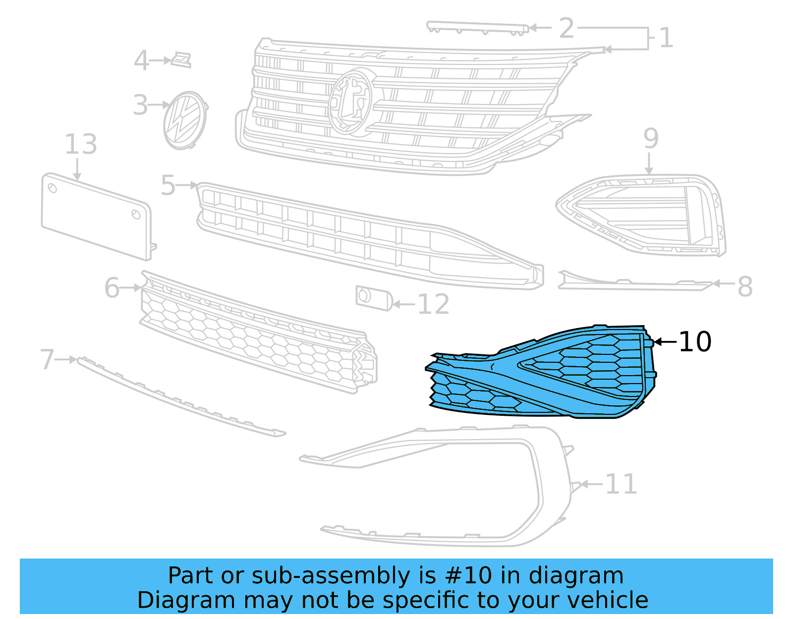 Trim Cover 561-853-666-P-9B9 - View 4
