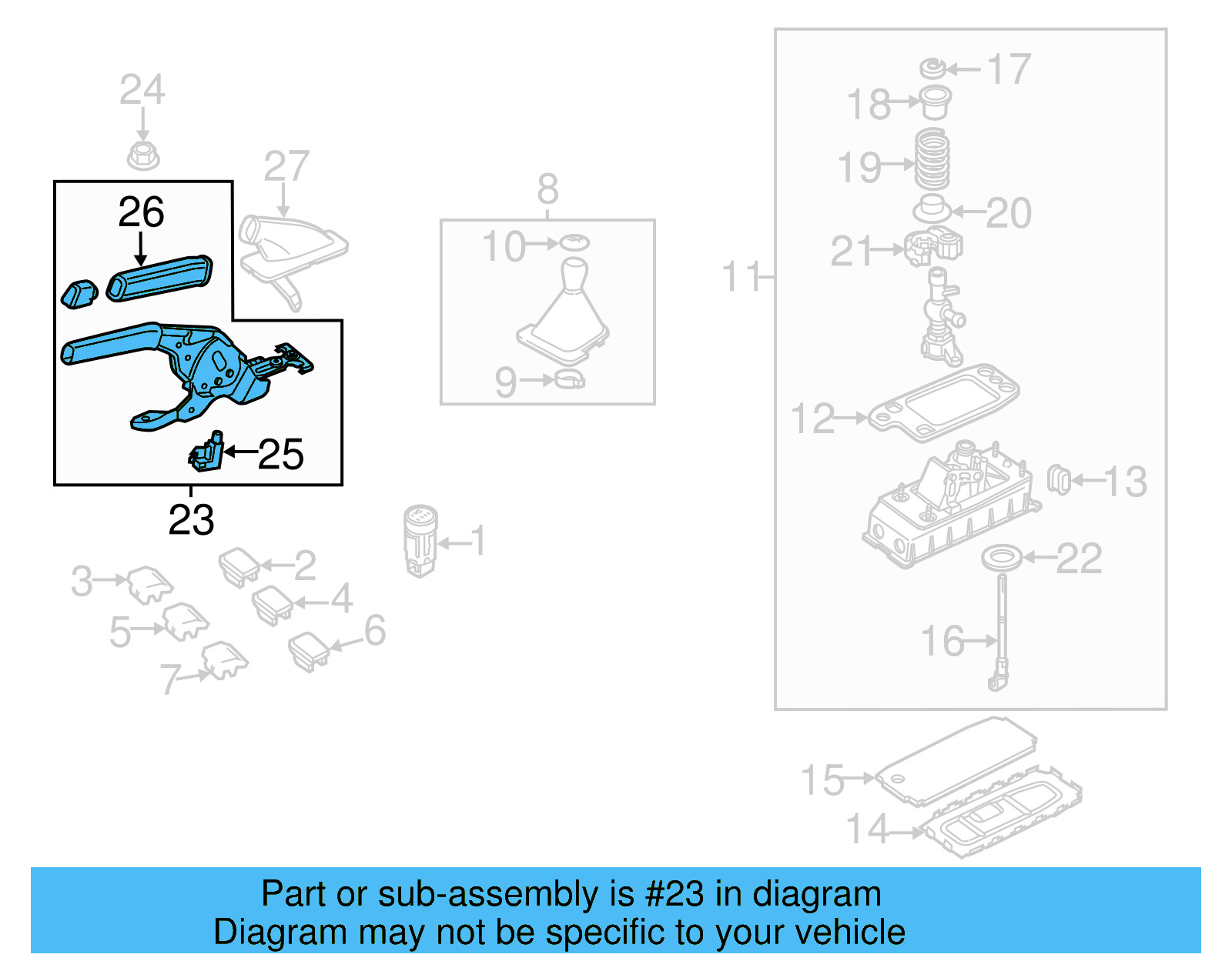 Parking Brake Control 561-711-303-AE-TLL