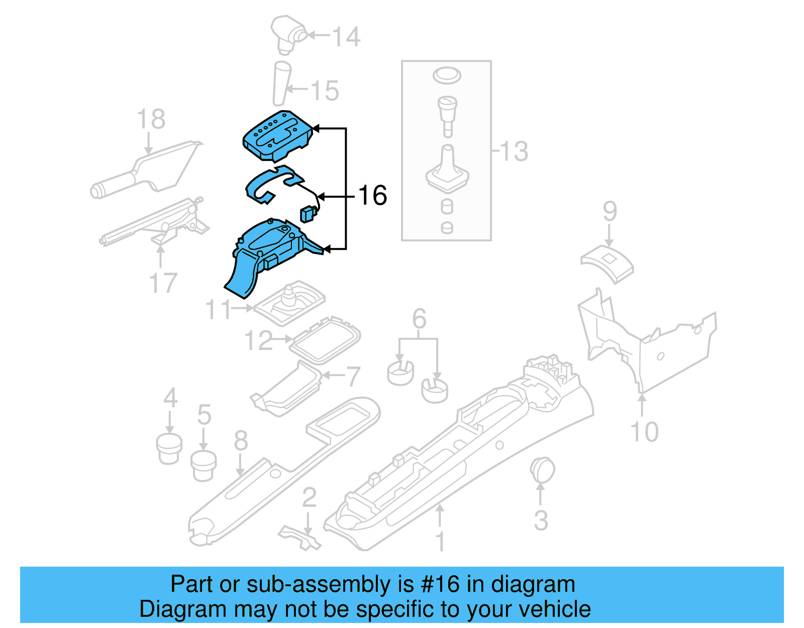Shift Indicator 1C0-713-203-B-2QL