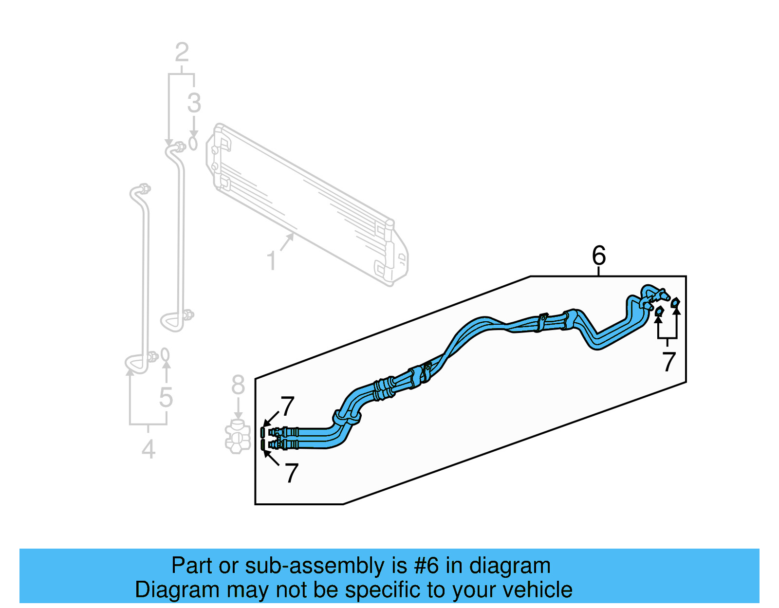 Hose & Tube Assembly 7L8-317-801-C - View 3