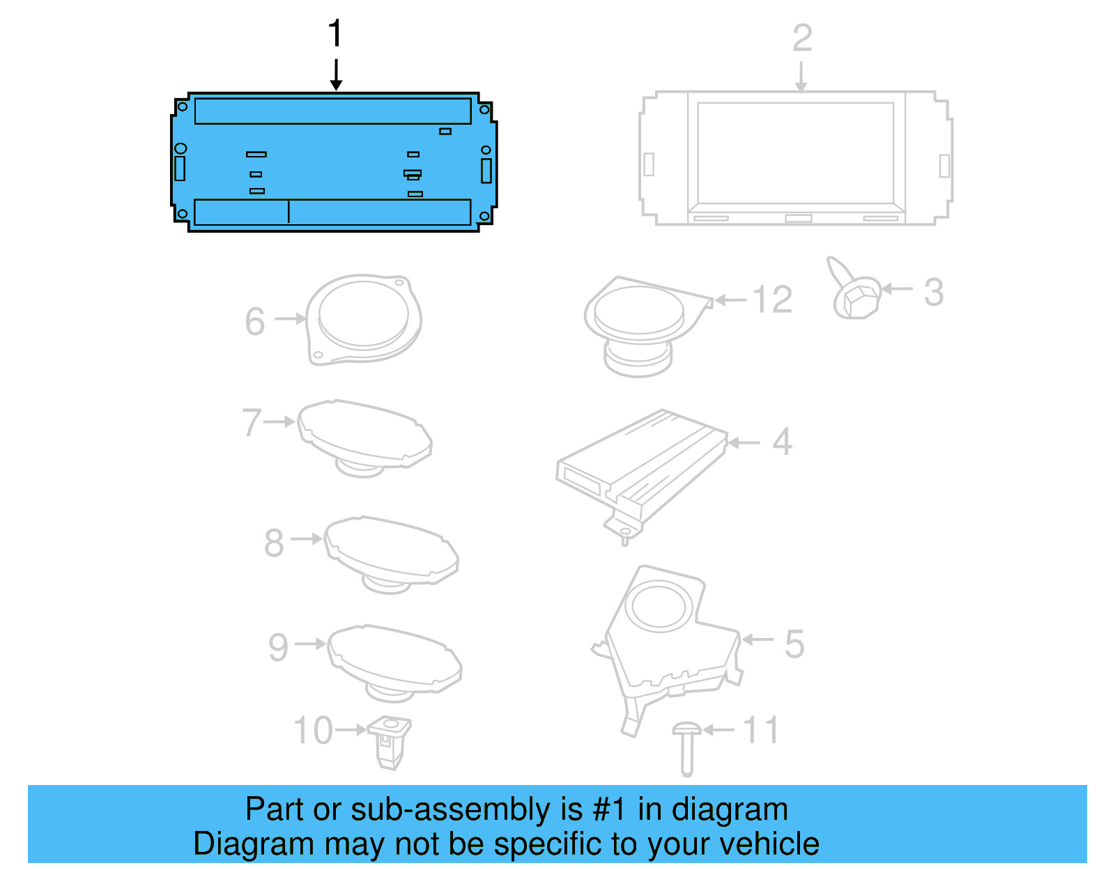AM/FM CD 7B0-035-180-P - View 5