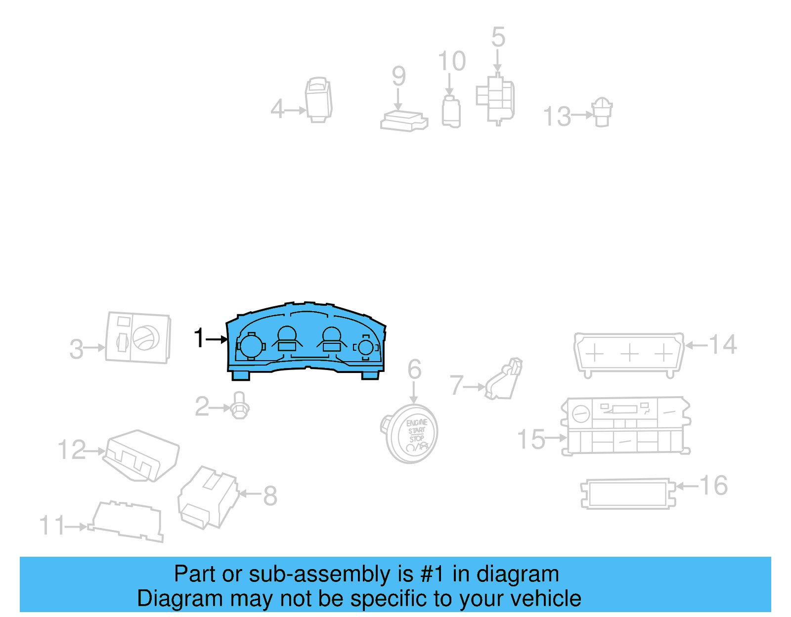 Cluster Assembly 7B0-920-971-L