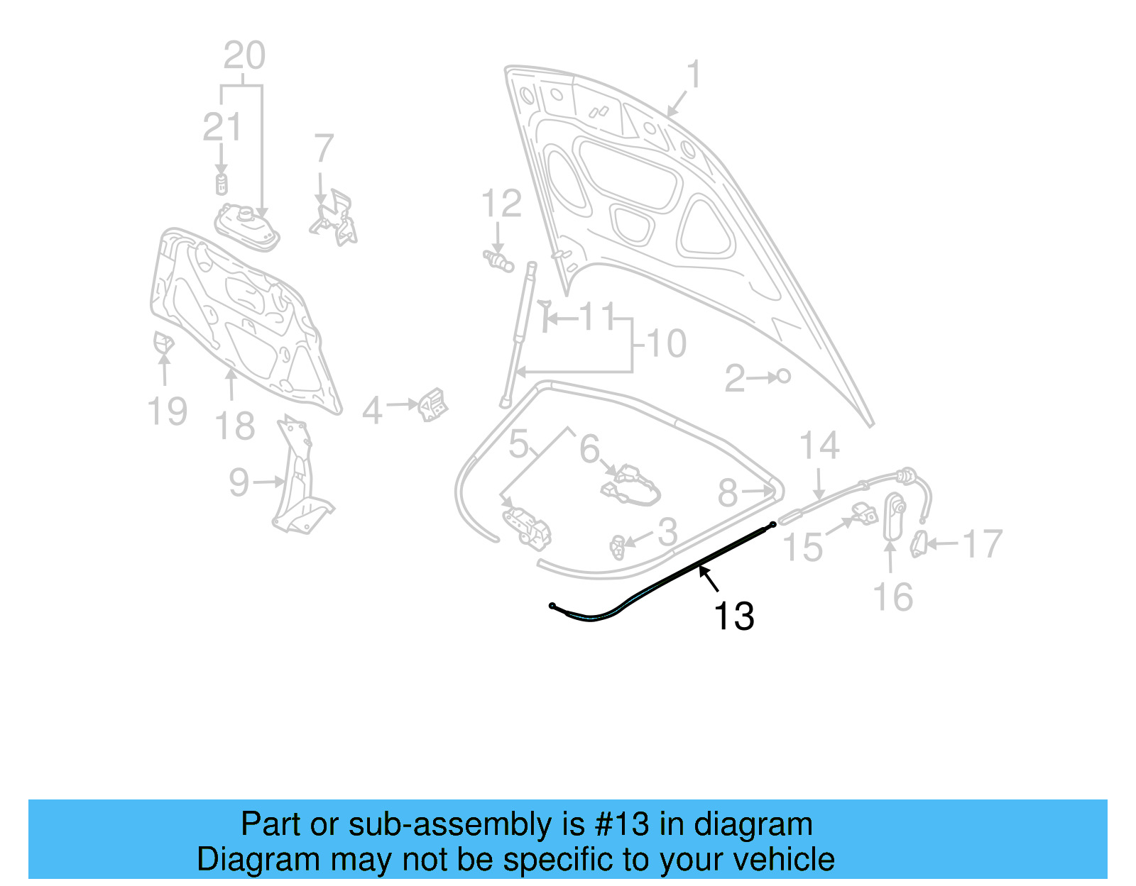 Release Cable 7L6-823-531 - View 5