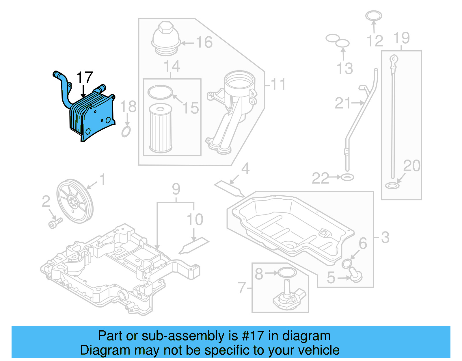 Oil Cooler 079-117-015-P - View 7