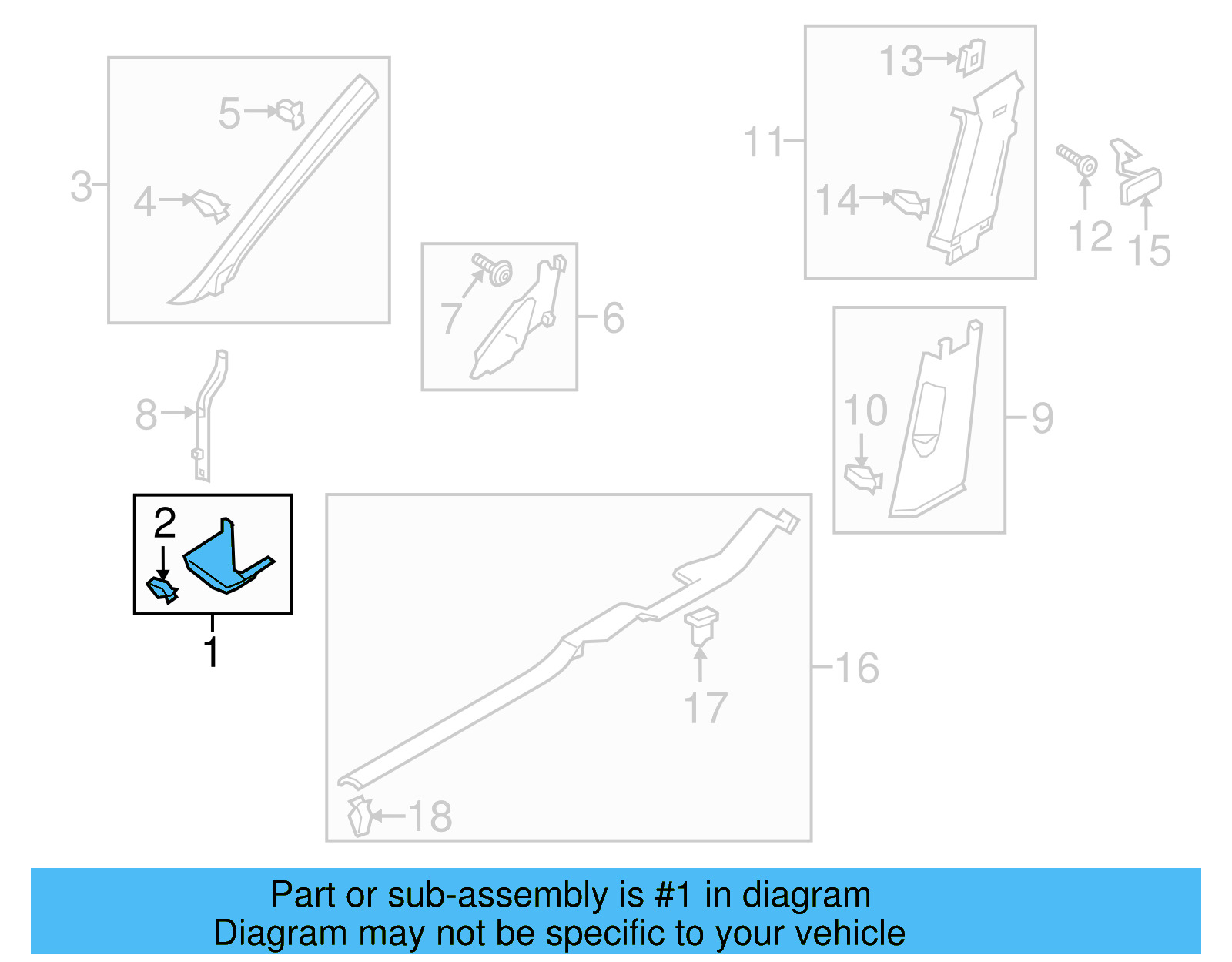Cowl Trim 5GM-863-483-82V - View 18