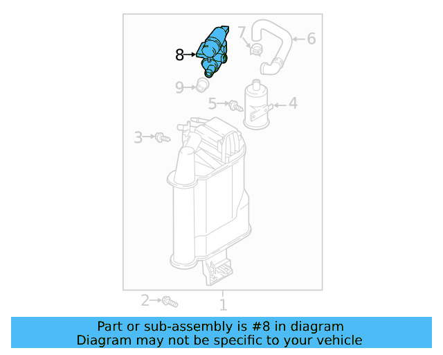 Evaporative Emissions System Leak Detection Pump 7L0-906-243-A - View 46