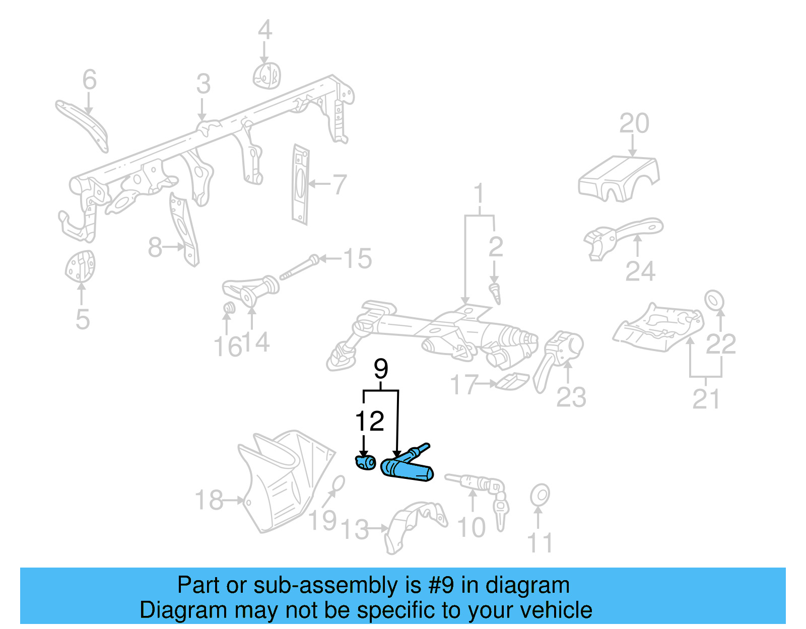 Lock Housing 4B0-905-851-P - View 38