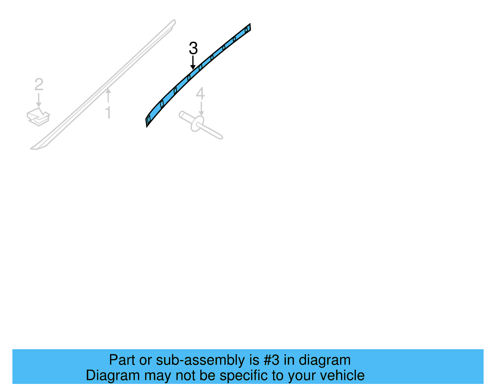 Retaining Strip 7P6-854-542 - View 6