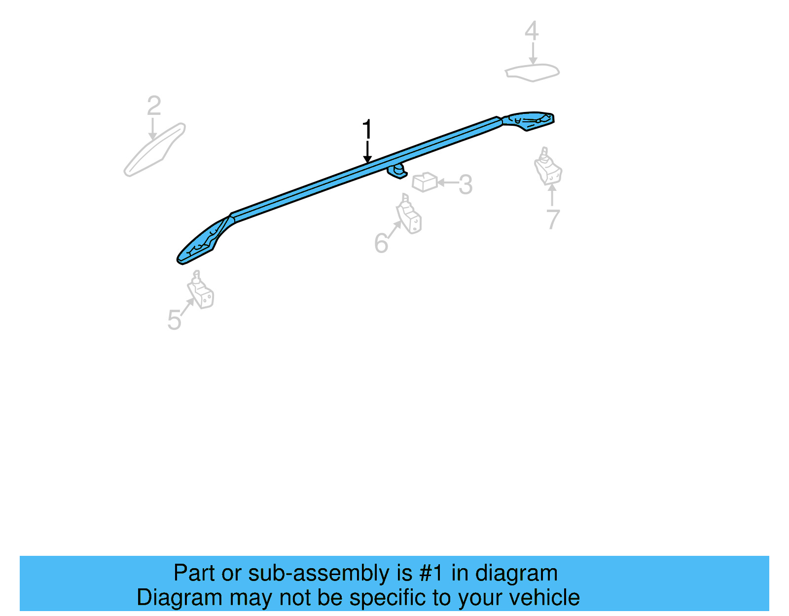 Rail 3B986002603C - View 3