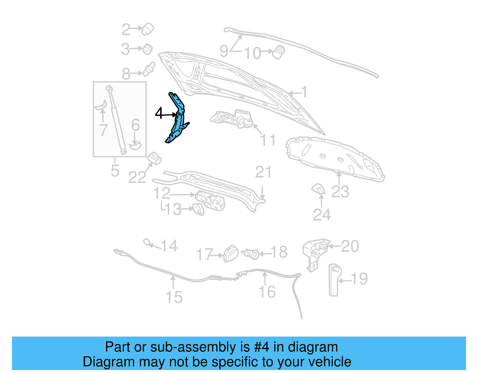 Hood Hinge 1KM-823-302 - View 28