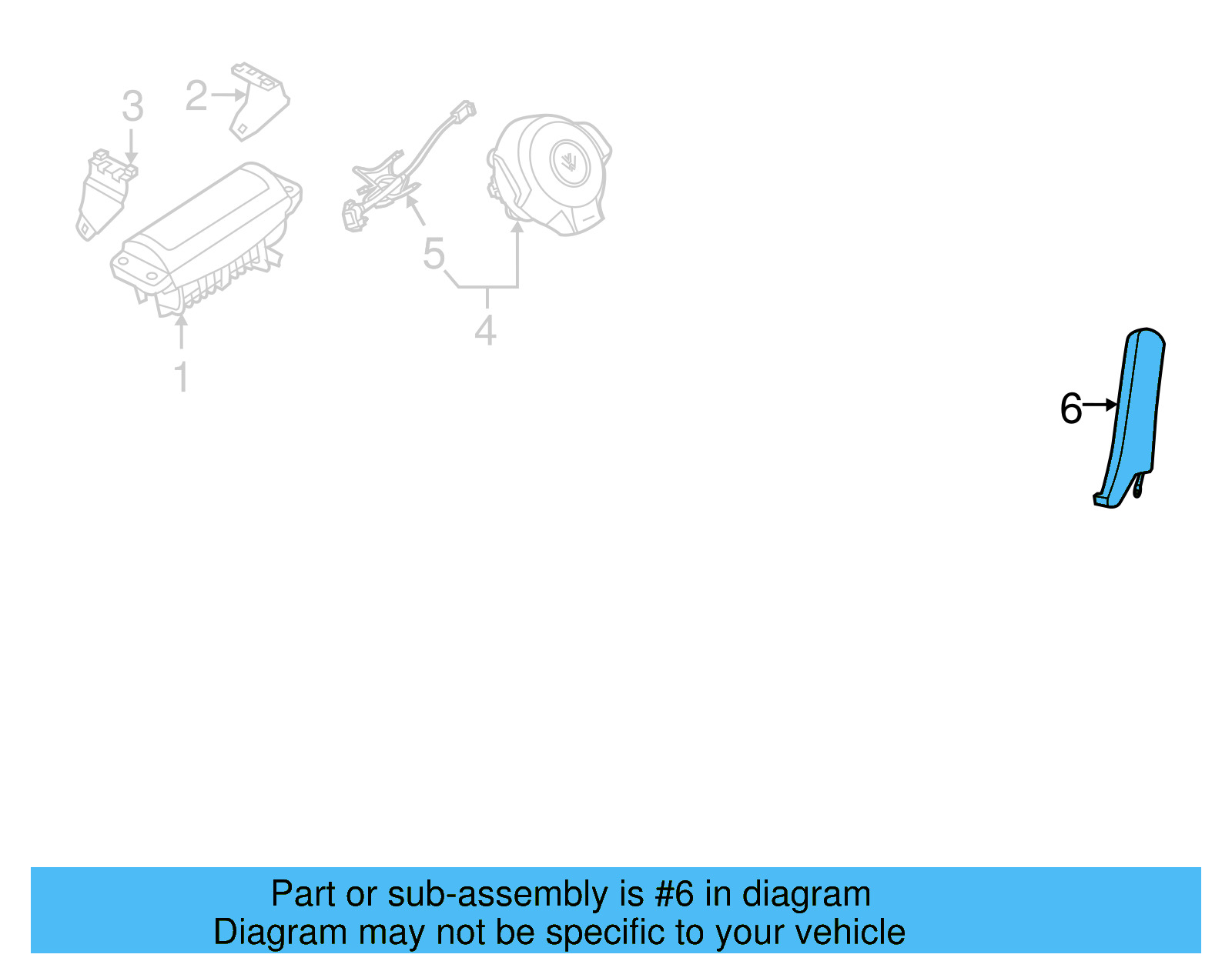 Ft Seat Air Bag 5C5-880-242-E - View 4
