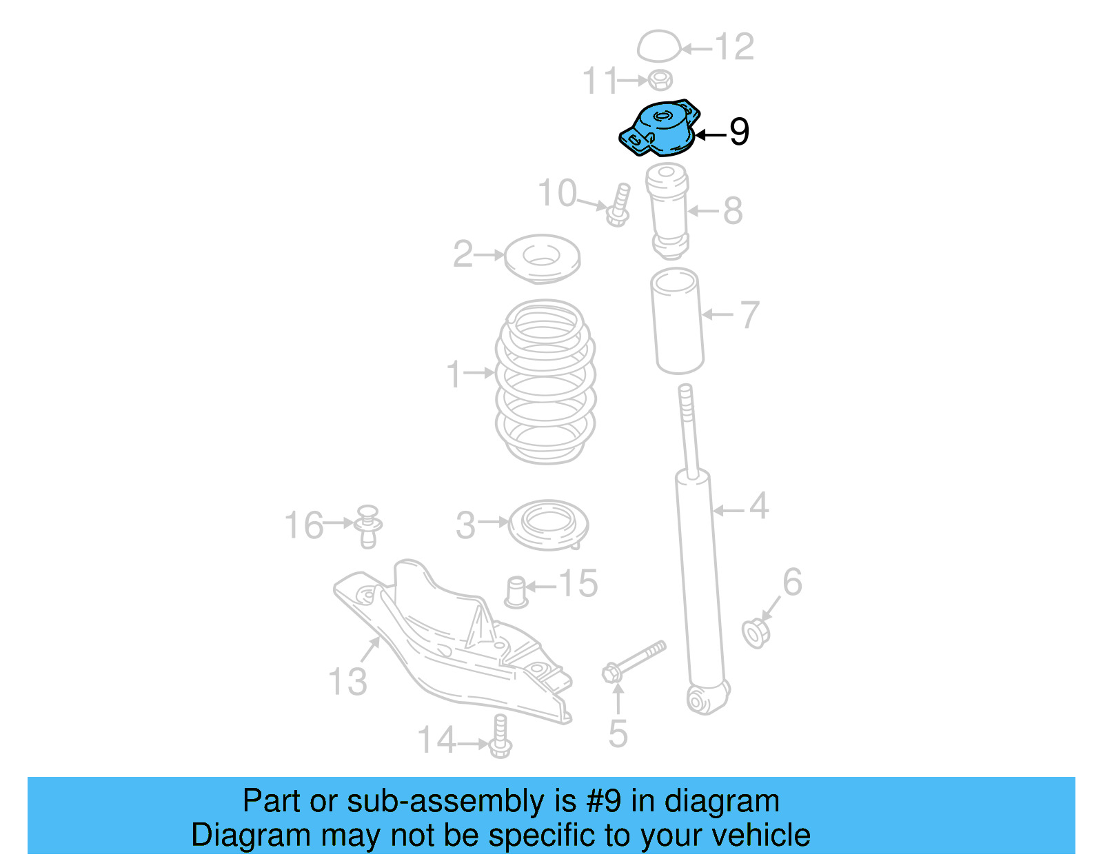 Shock Mount 5Q0-513-353-L - View 5
