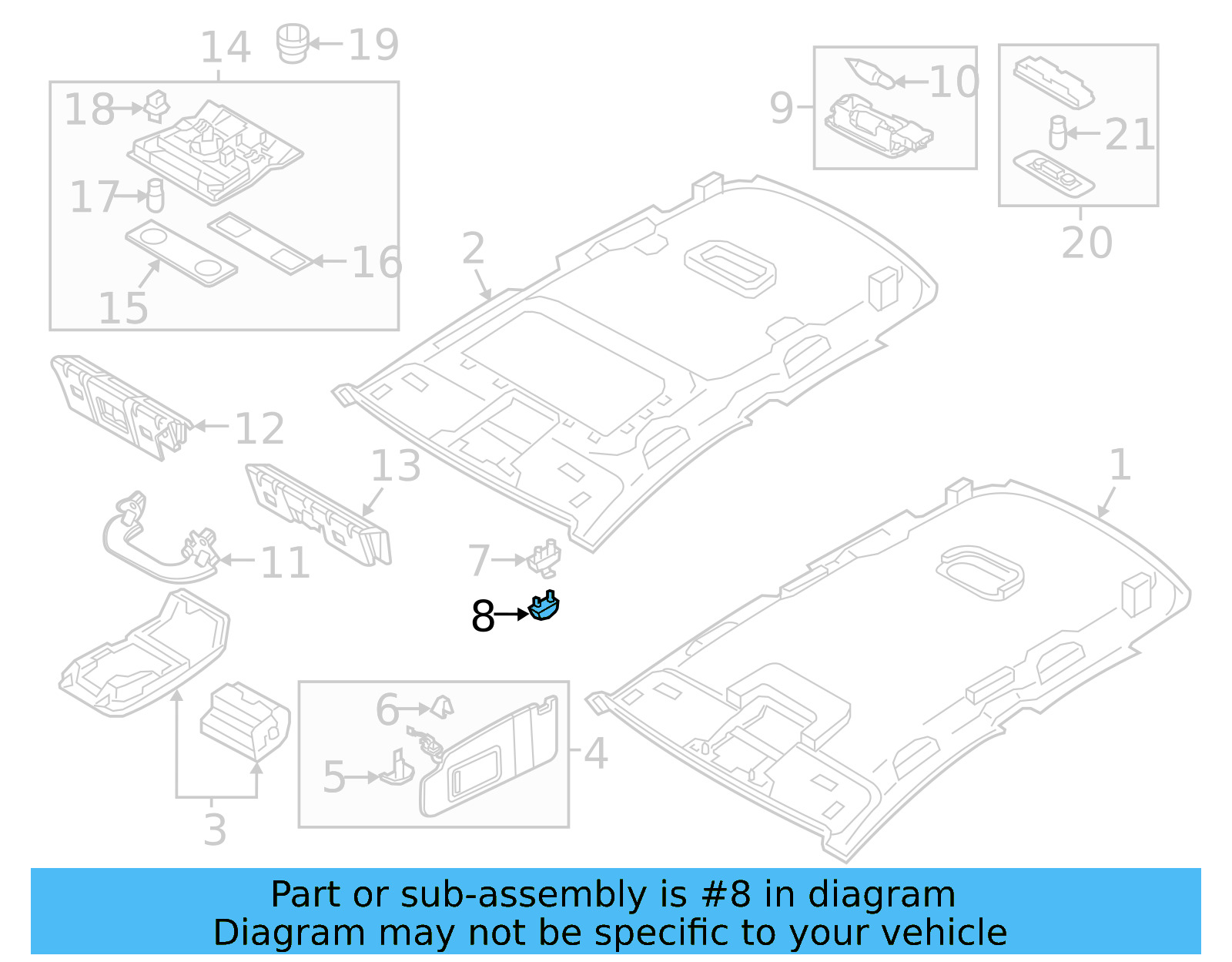 Bracket Cap 4F0-857-563-ZA2 - View 2