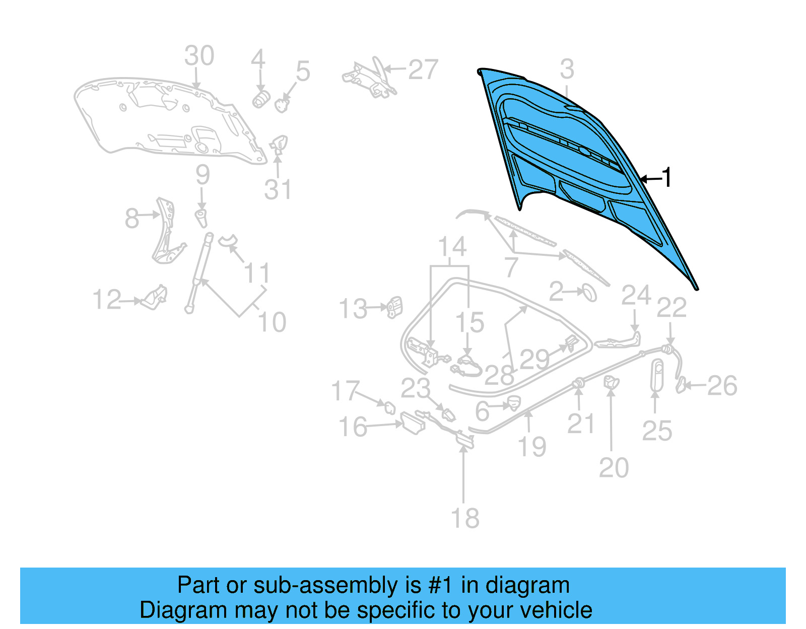 Hood 3D0-823-031-H - View 5