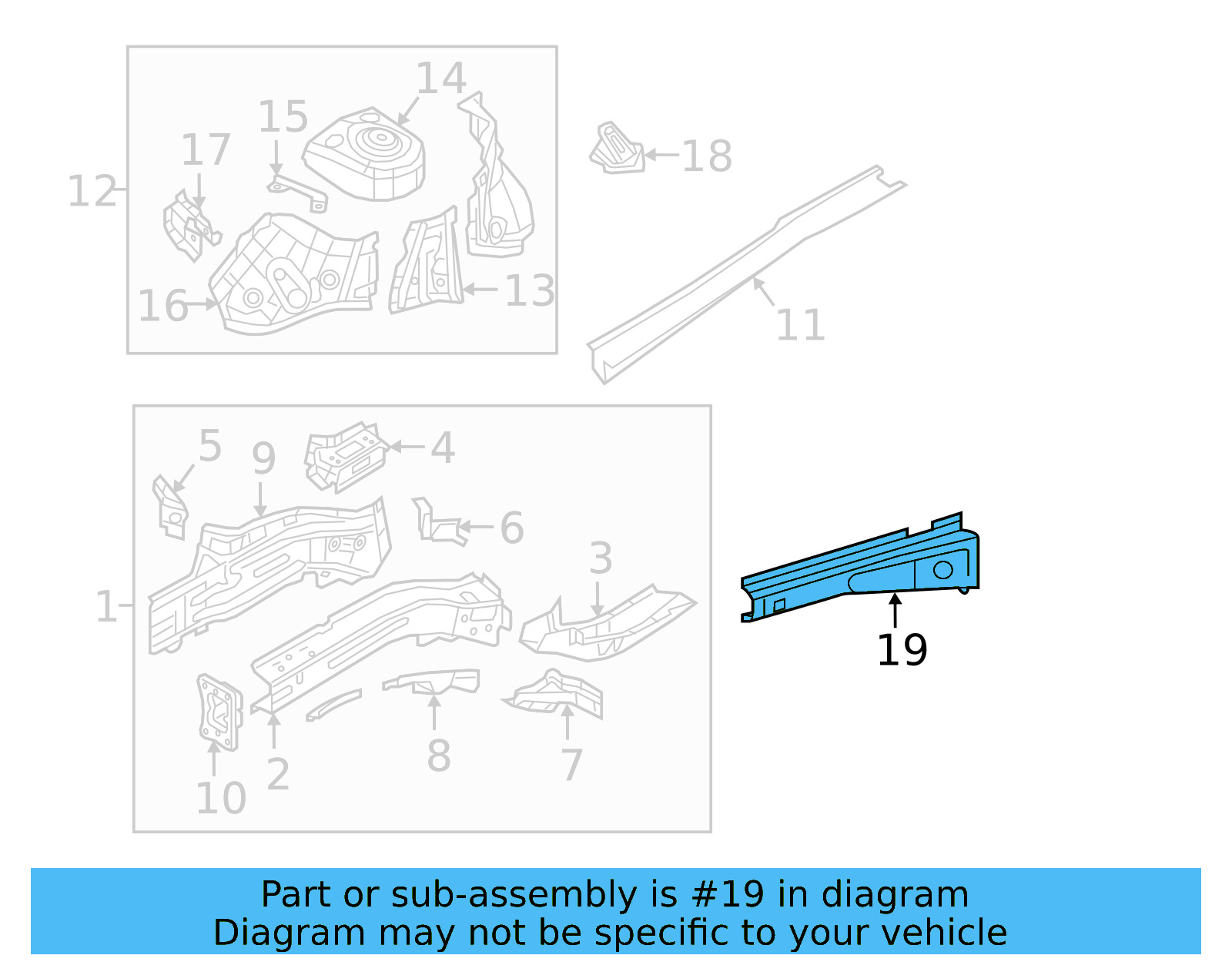 Side Member Rail 5NA-810-136-B - View 5