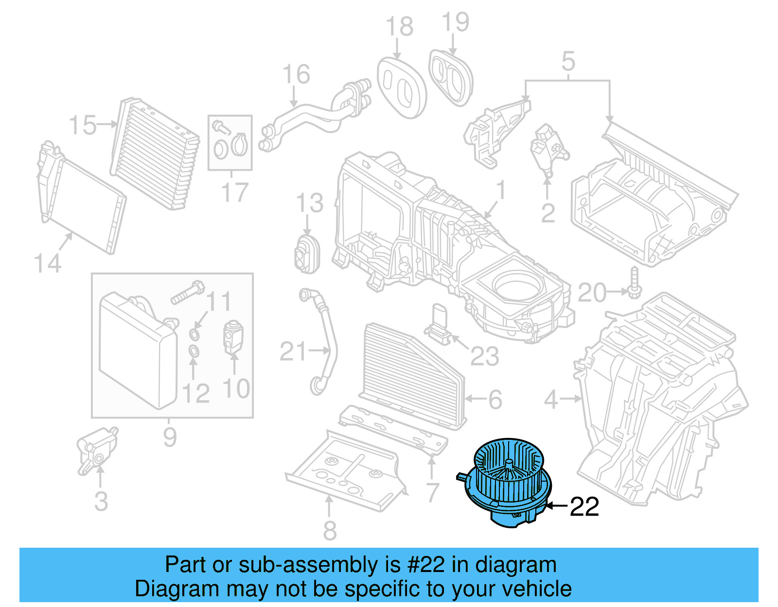 Blower Motor 5C1-819-015-C - View 7