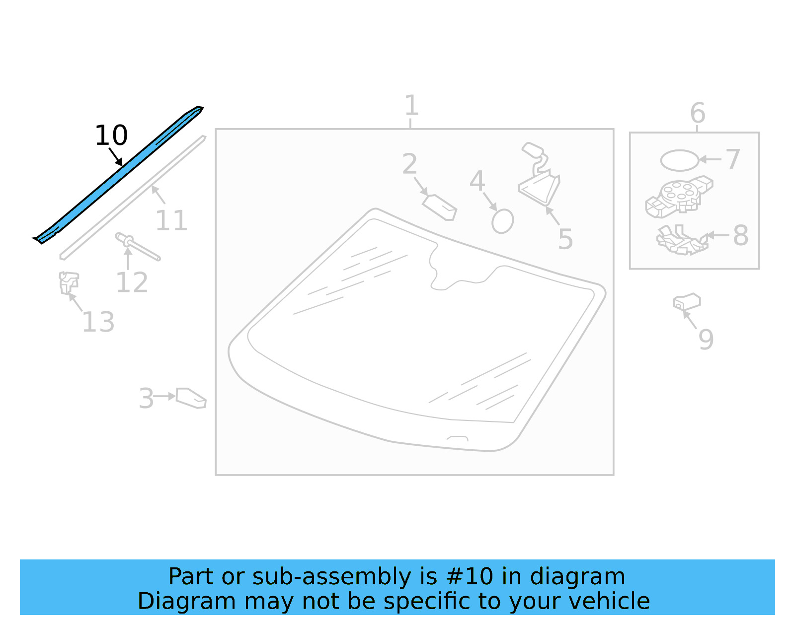 Reveal Molding 2GG-854-327-A-5AP - View 4