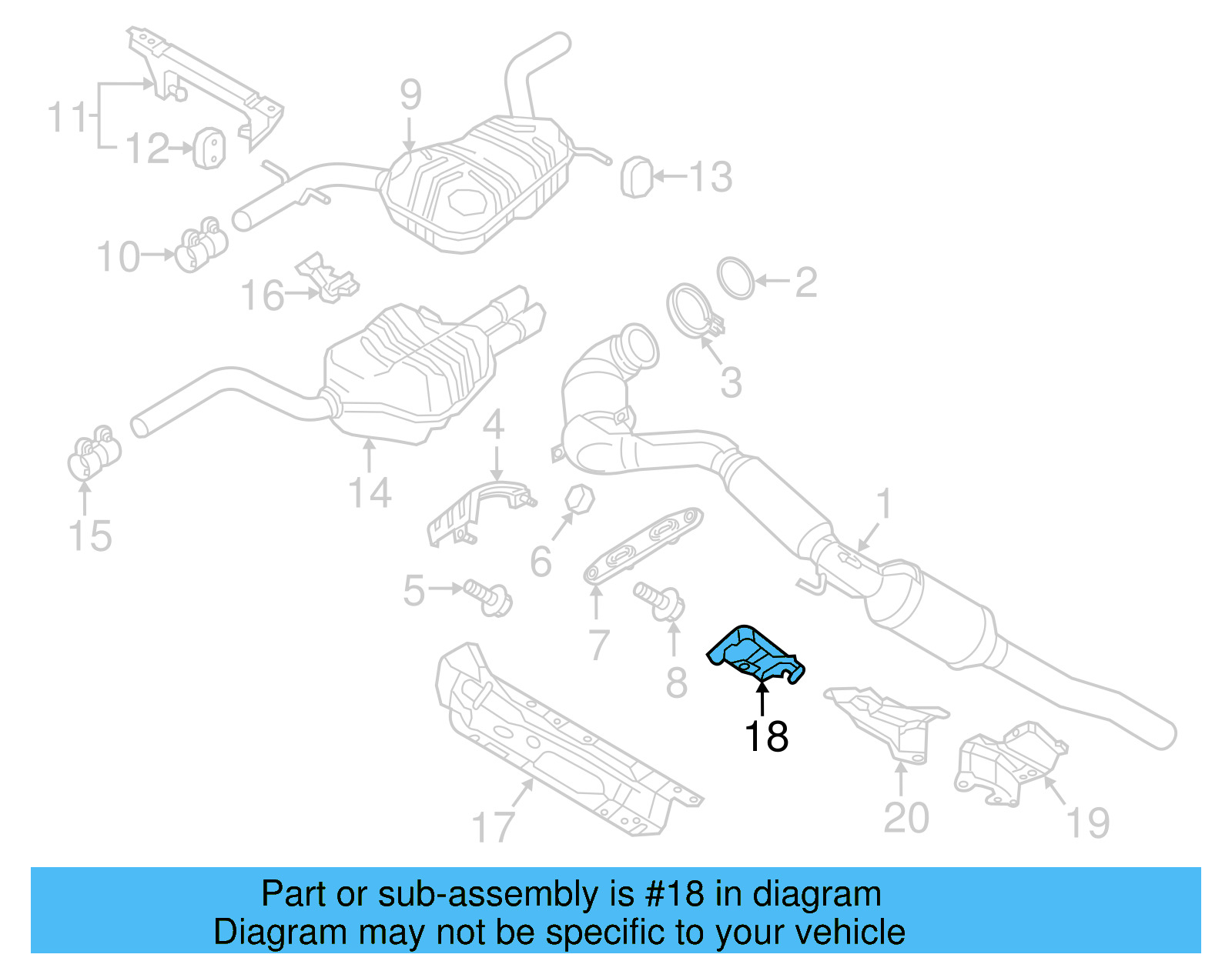 Heat Shield 5C6-825-613 - View 12