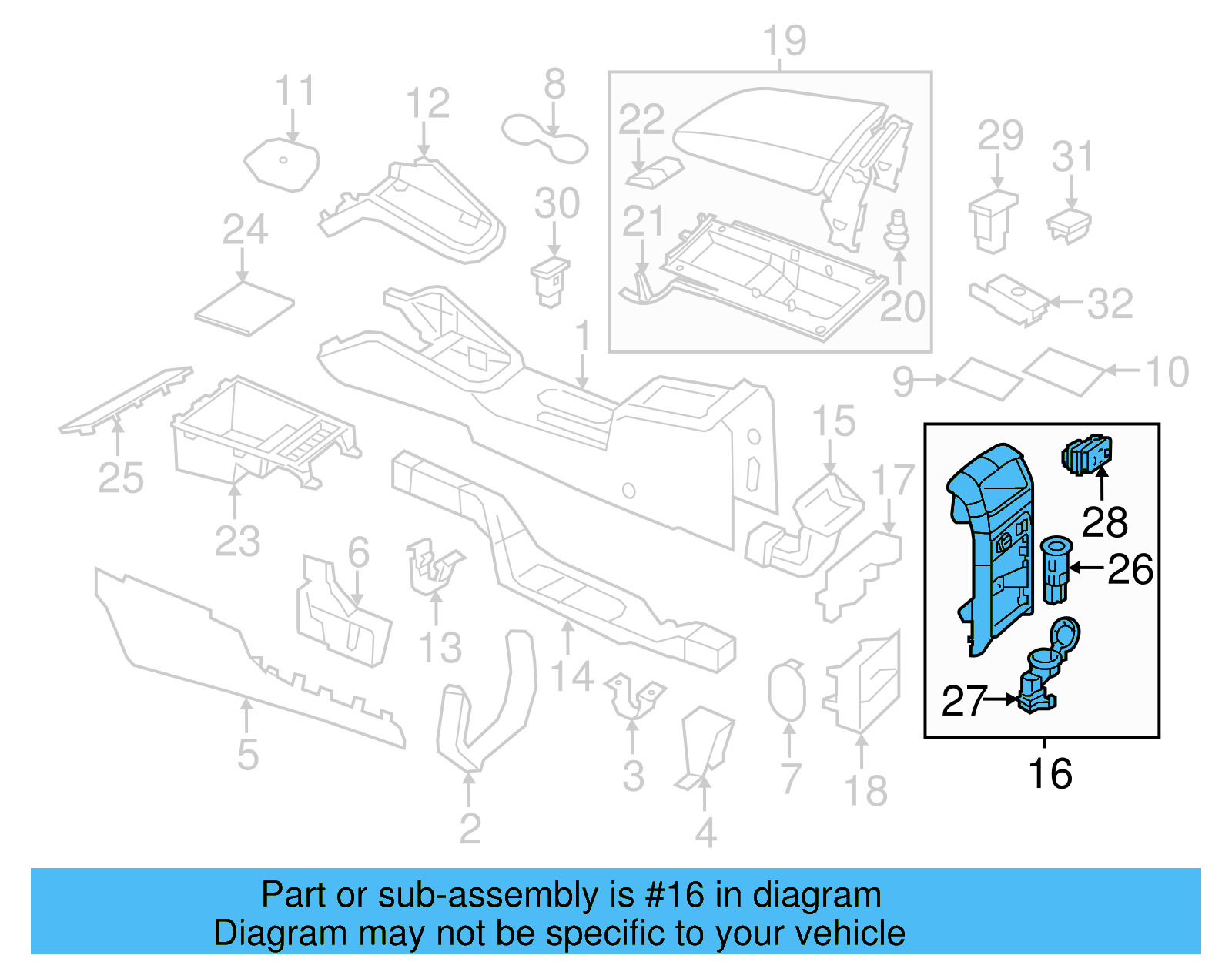Trim Plate 5C6-864-298-C-82V - View 6
