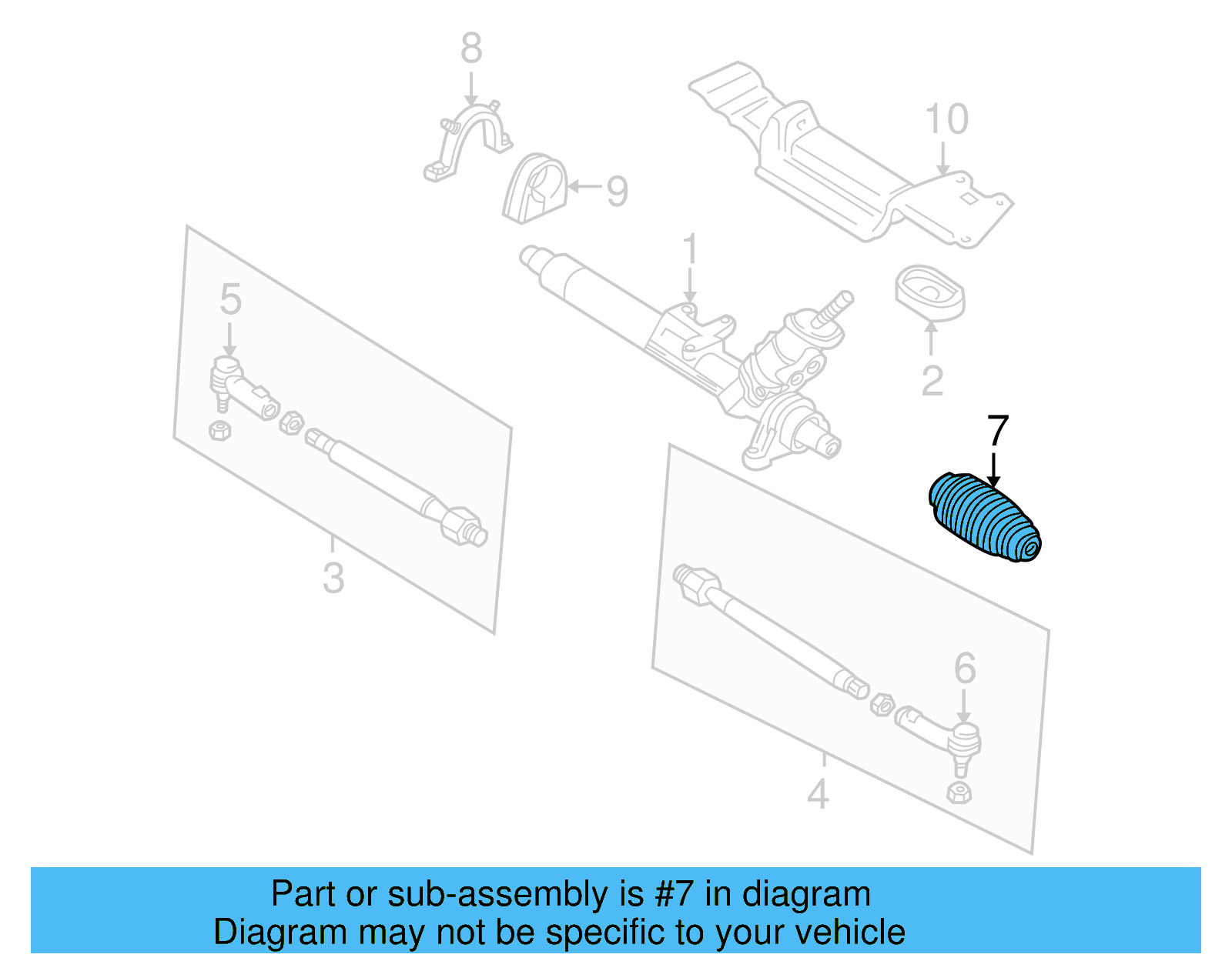 Tie Rod Boot 1J0-422-831-B - View 9