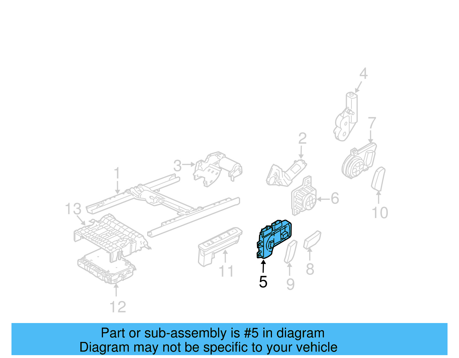 Seat Switch 8K0-959-747-B - View 9
