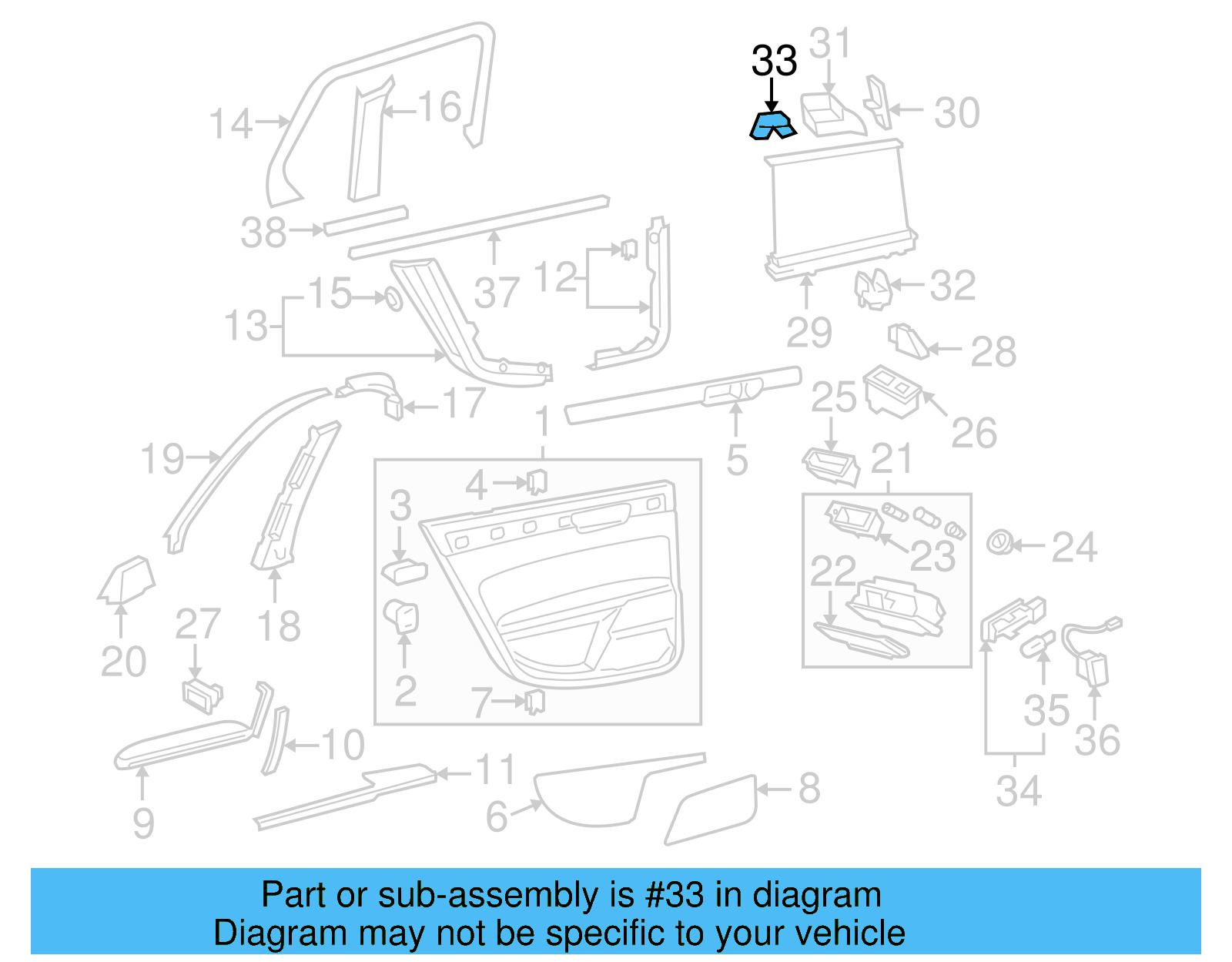 Handle 3D4-861-697-D-75R - View 4