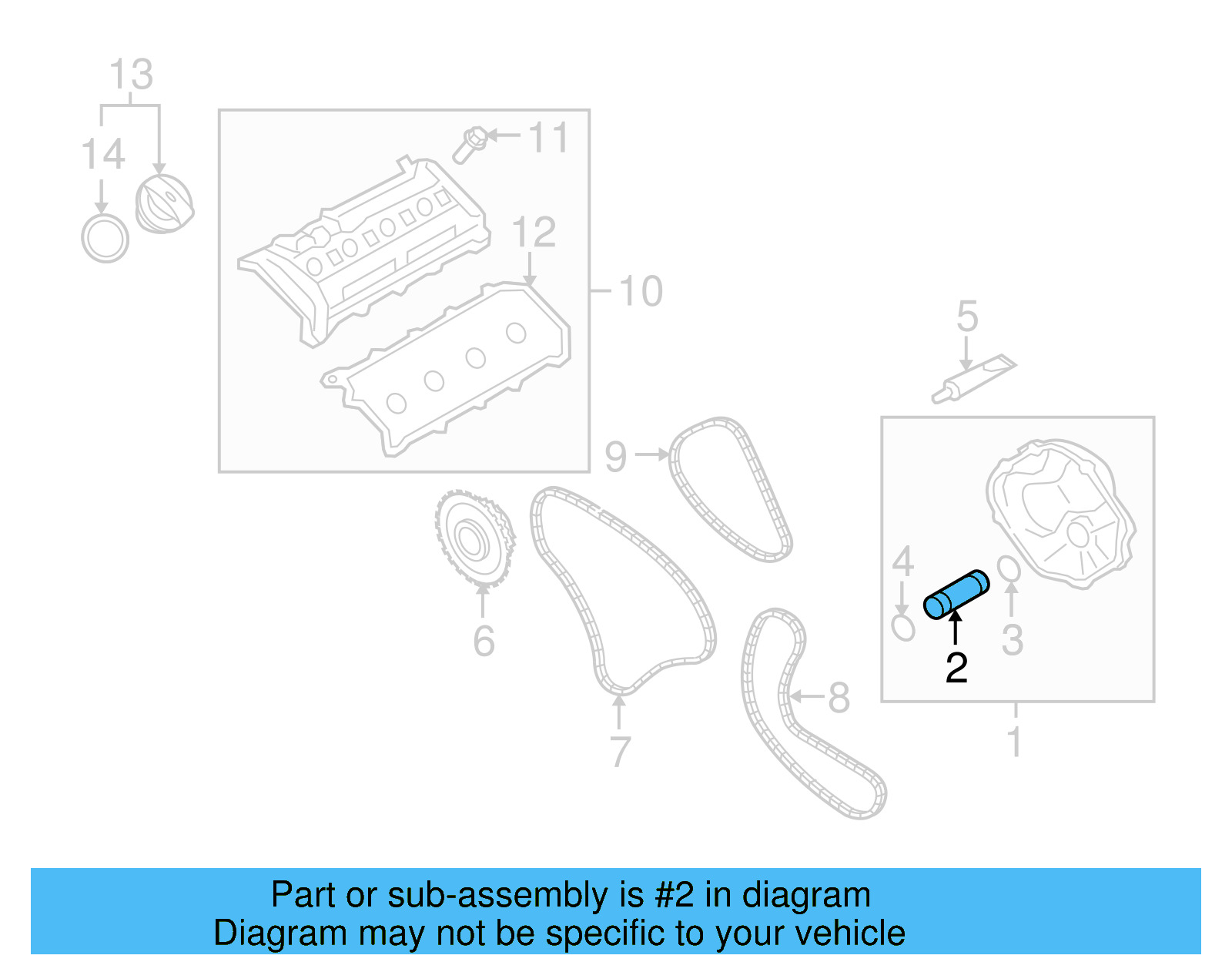 Water Inlet Tube 079-121-071-CT - View 2