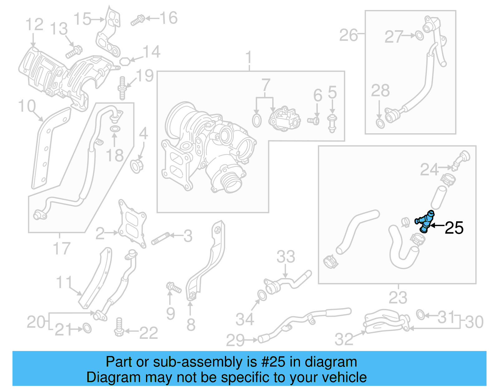 Water Hose T 5Q0-121-087-A - View 10