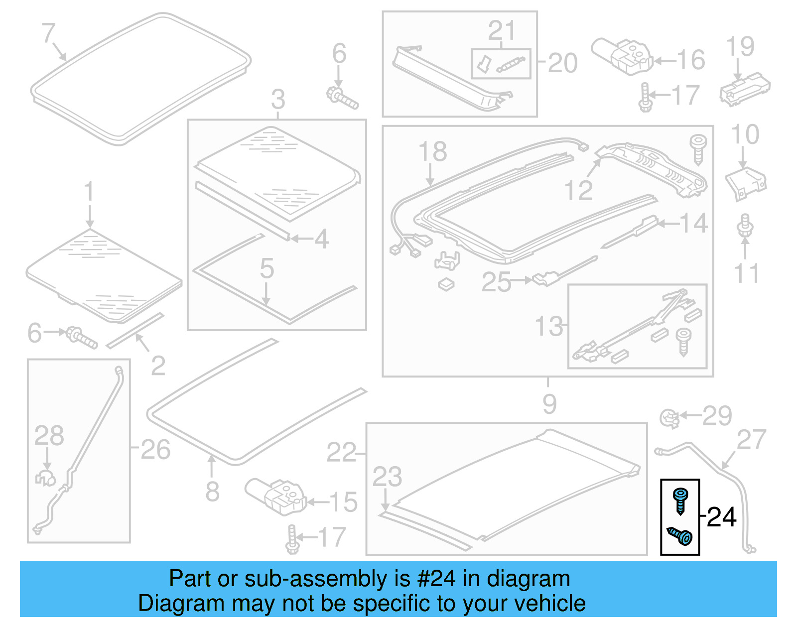 Sunshade Mount Kit 7P0-898-920 - View 4