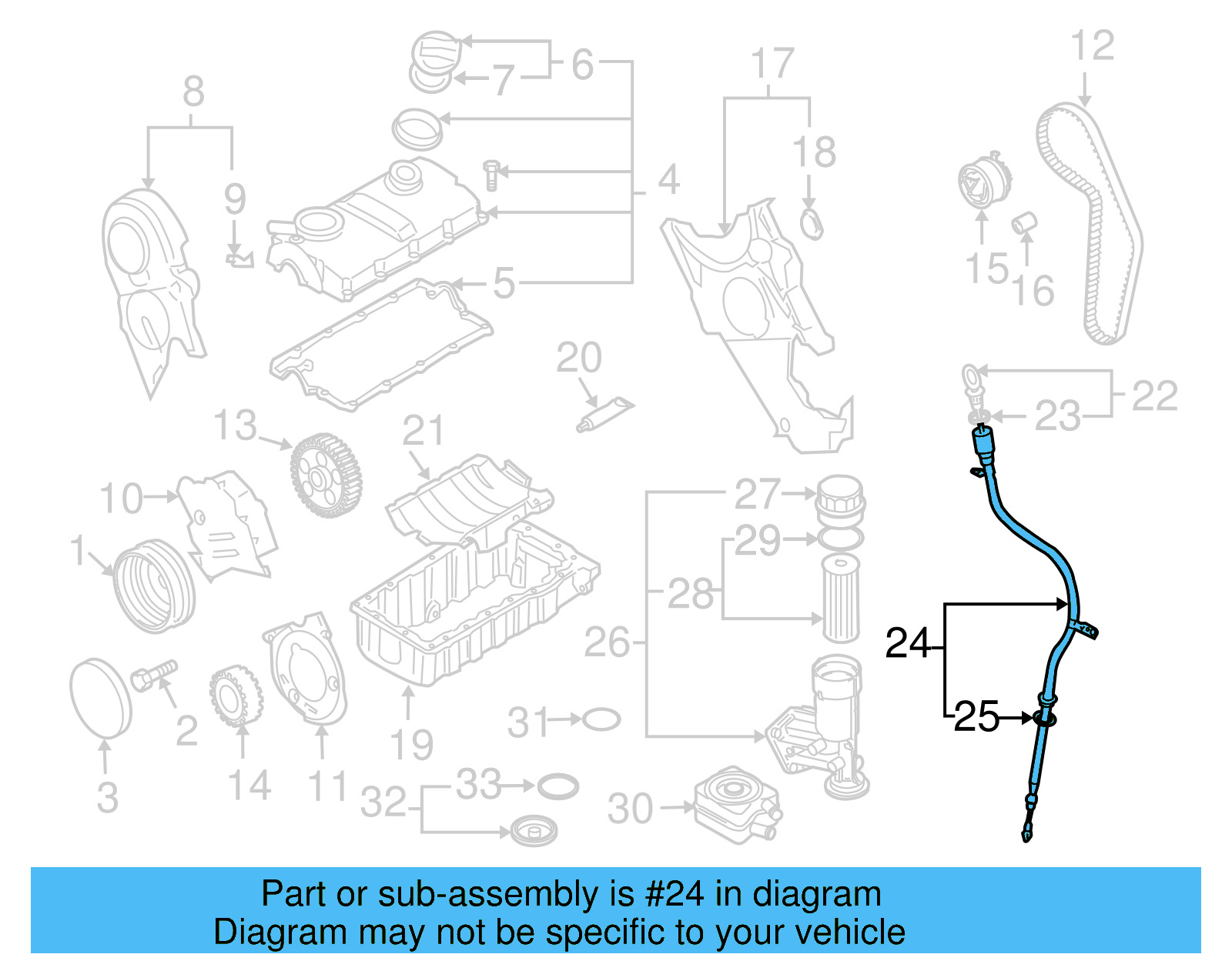 Tube 03G-103-634-M - View 2