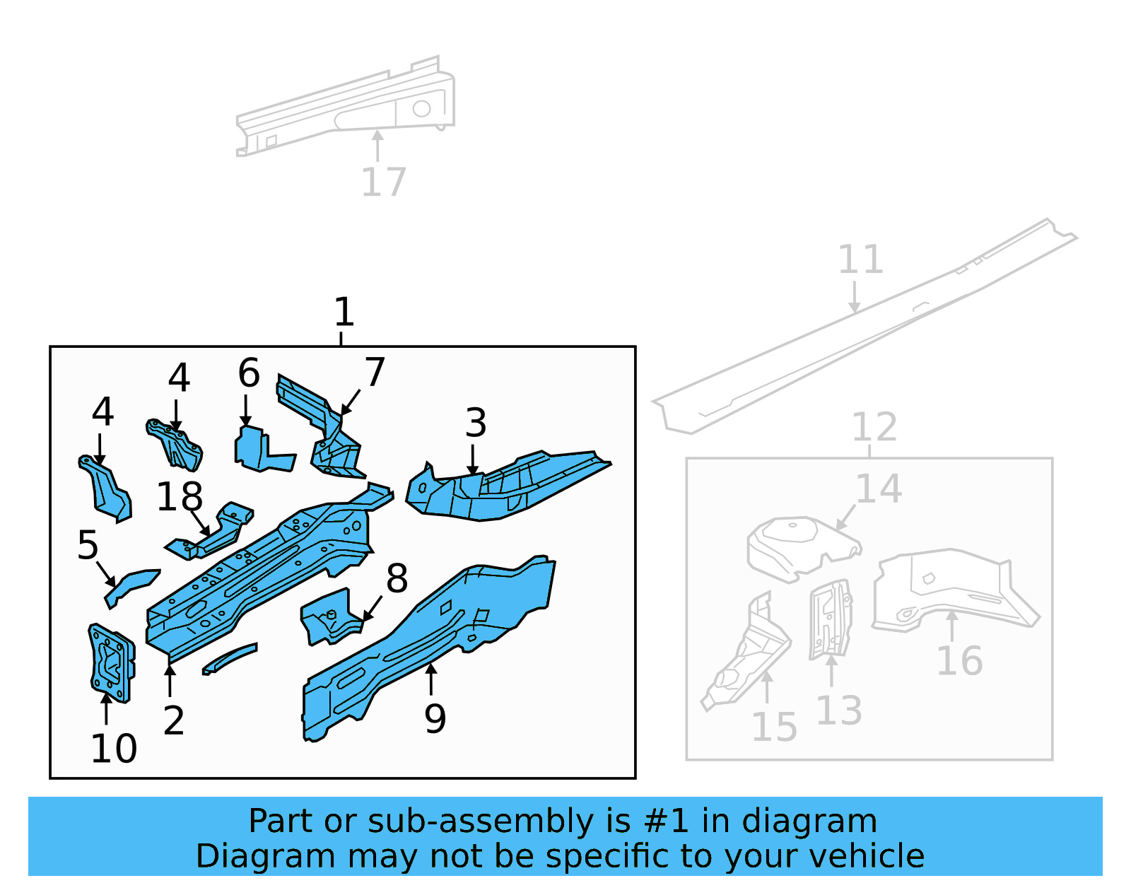 Rail Assembly 5QF-803-091-F - View 2