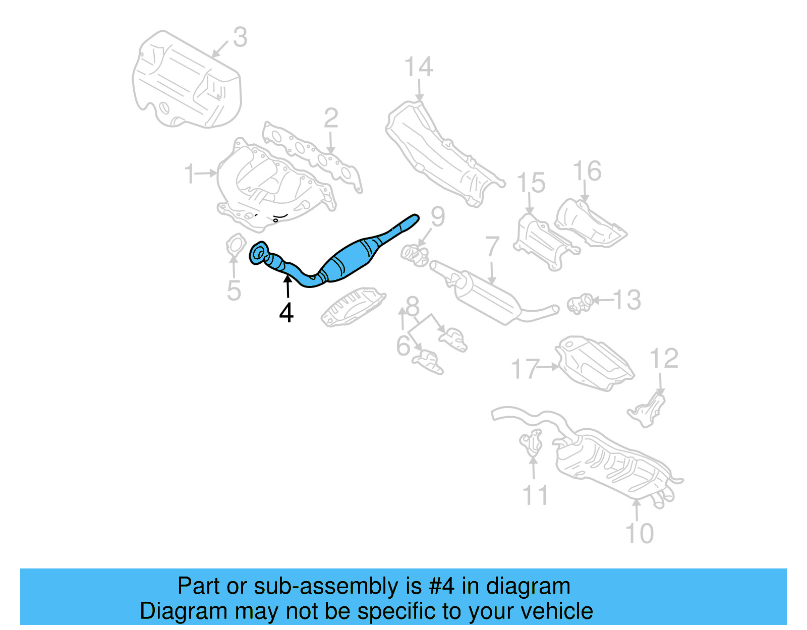 Front Pipe 1J0-254-506-SX - View 16