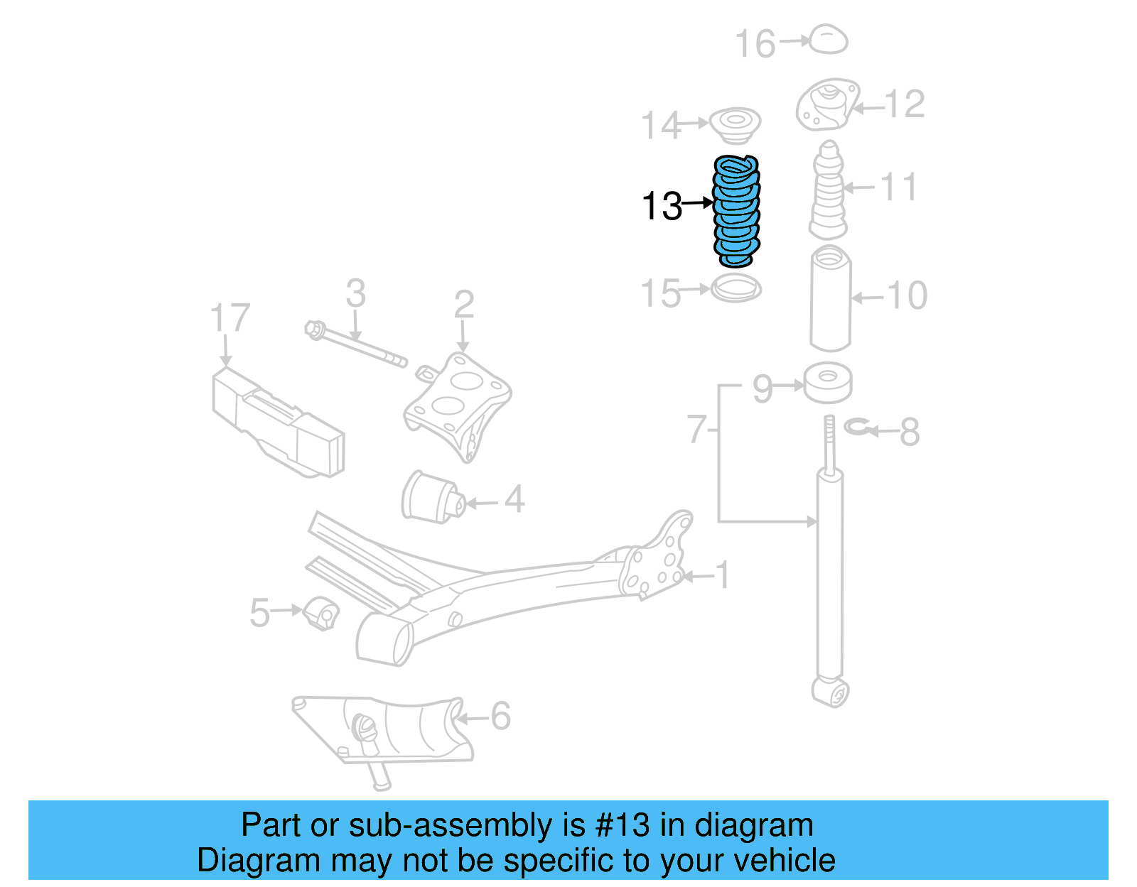 Coil Spring 1J0-511-115-AG - View 10