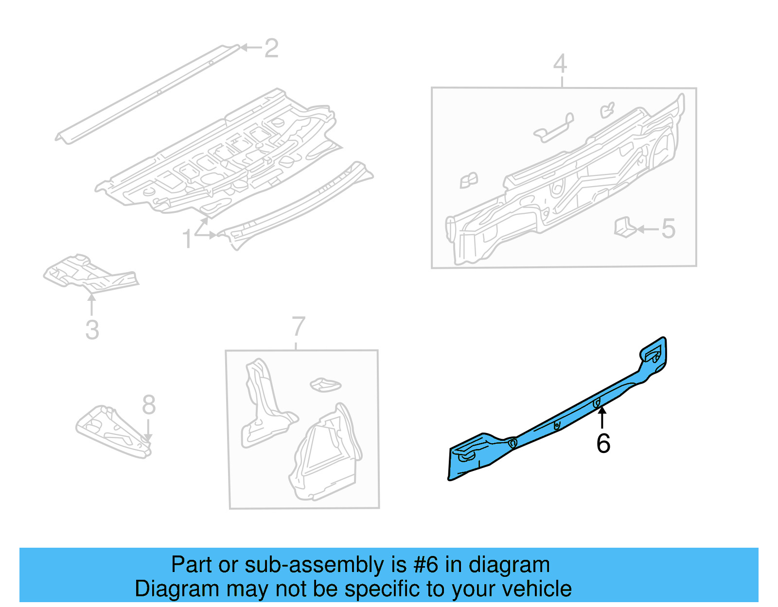 Tail Panel 1J5-813-309 - View 2