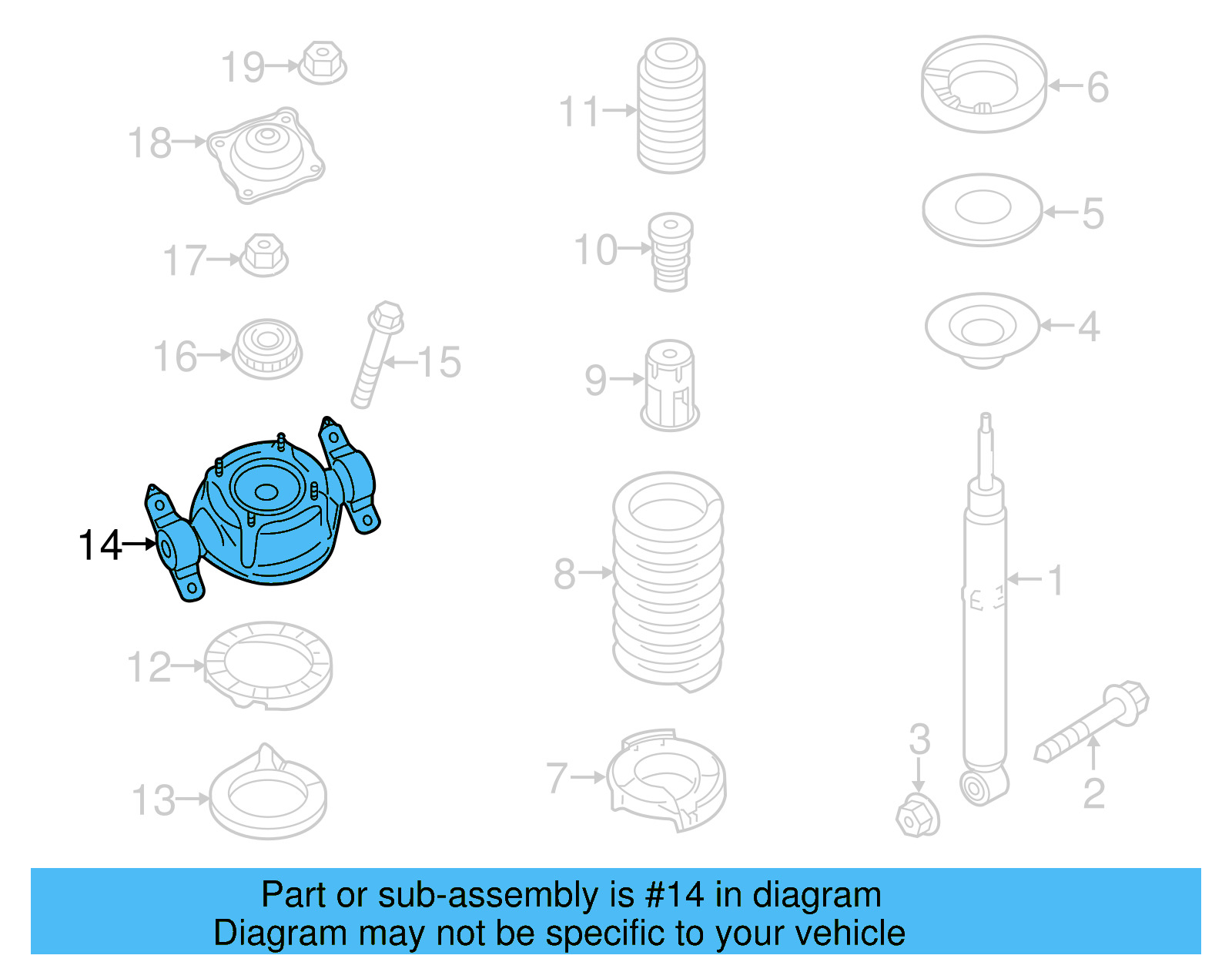 Mount Bracket 7P0-512-301-D - View 3