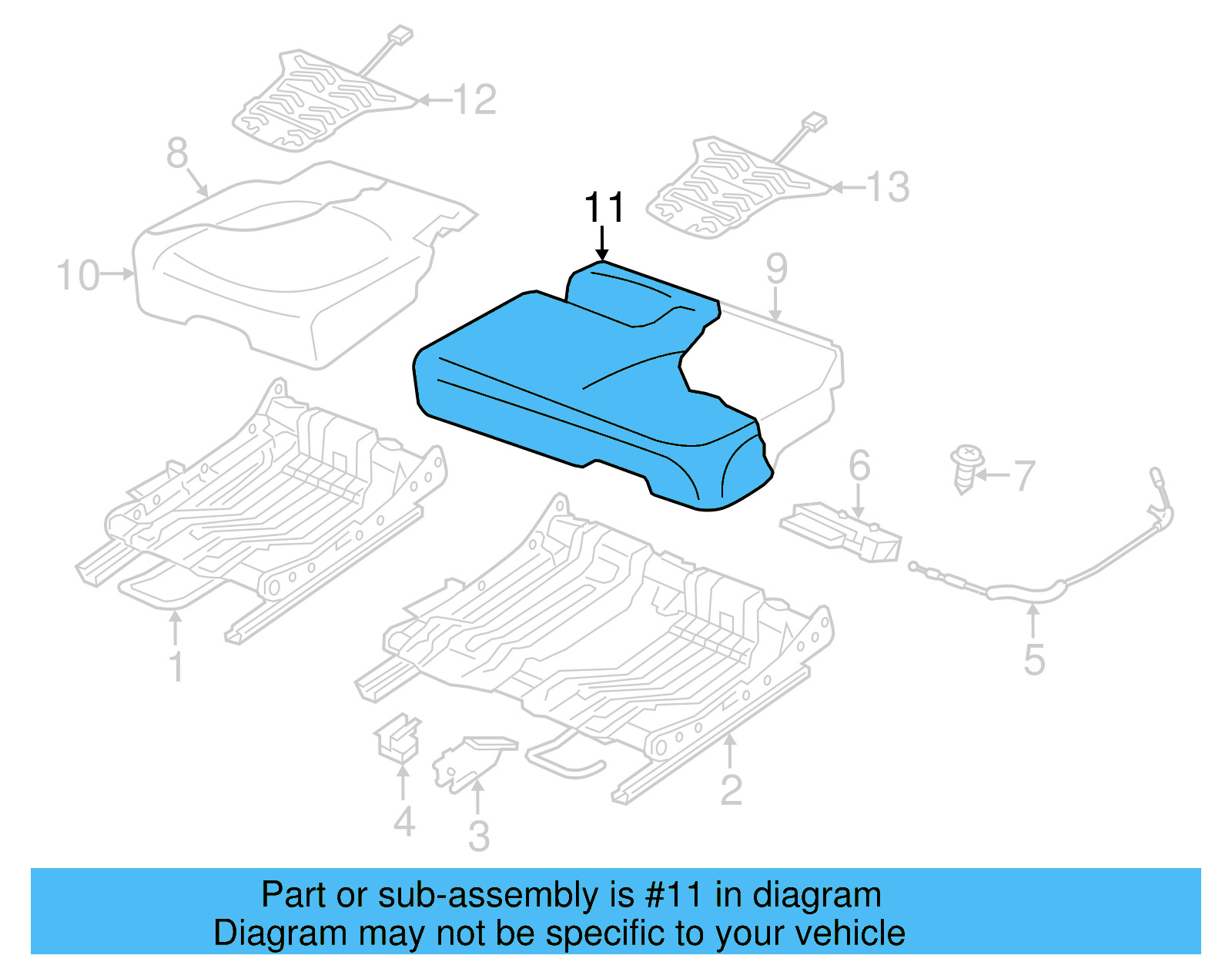 Cushion Cover 7P6-885-405-DK-UFG