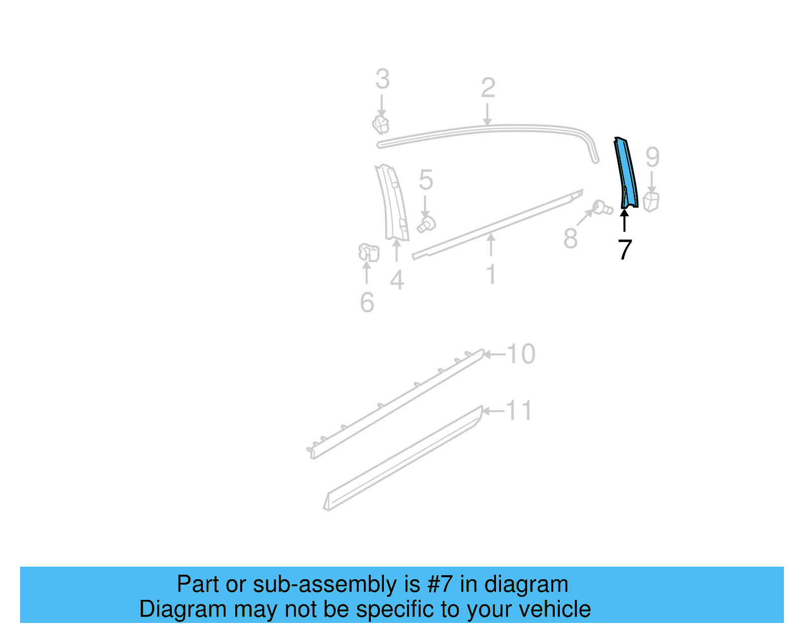 Rear Trim 3C9-839-904-B-03C - View 5