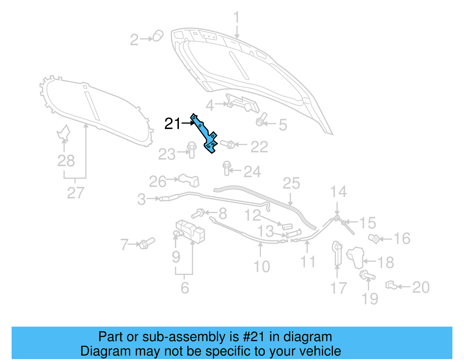 Hinge 5N0-823-302-A - View 7