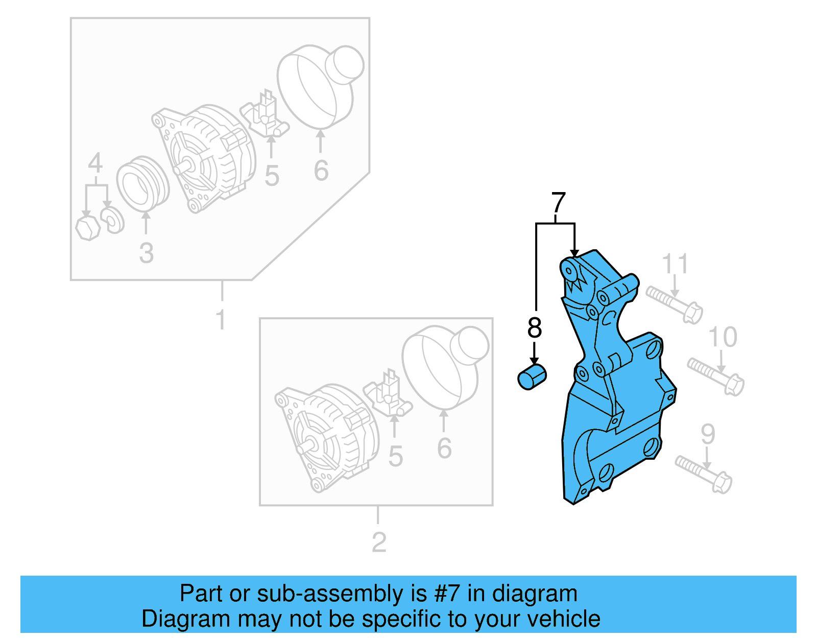 Mount Bracket 03L-903-139-D - View 15