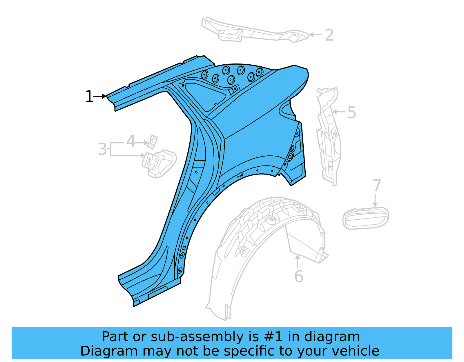 Quarter Panel 11K-809-837 - View 3