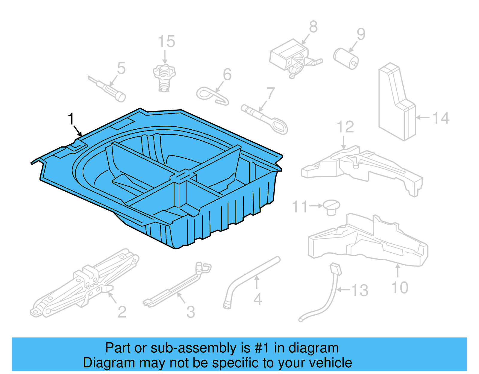 Trunk Lining 5G6-863-007-H-CA9 - View 2