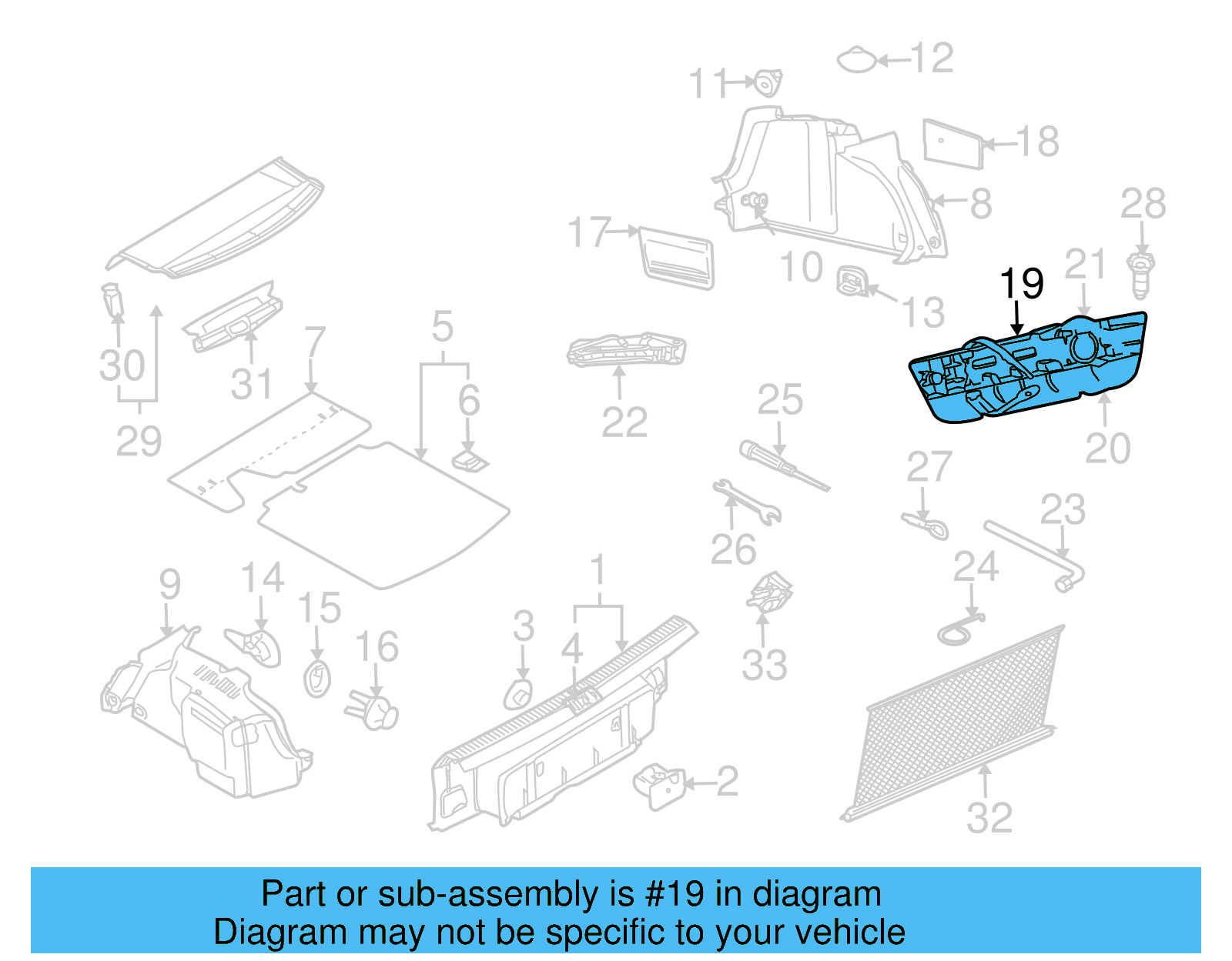 Tool Compartment 1K5-012-109-D - View 4