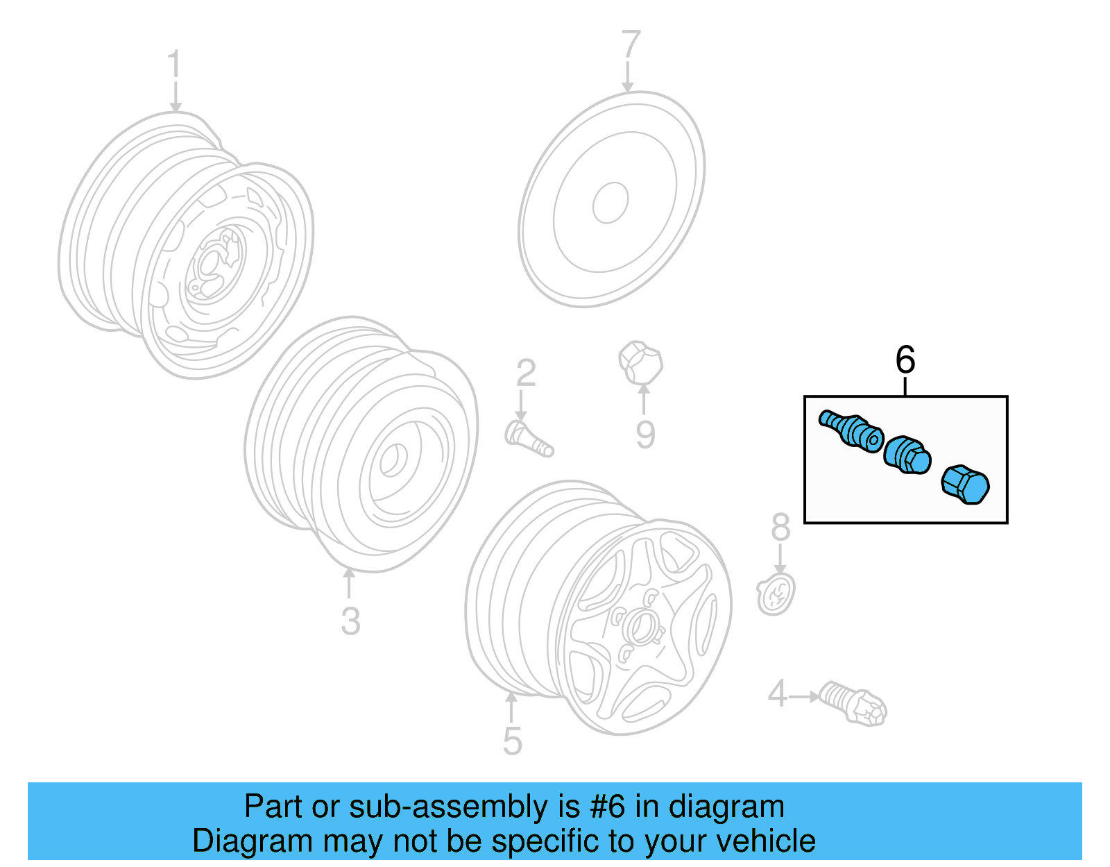 Wheel Lock Kit 535-698-137-A
