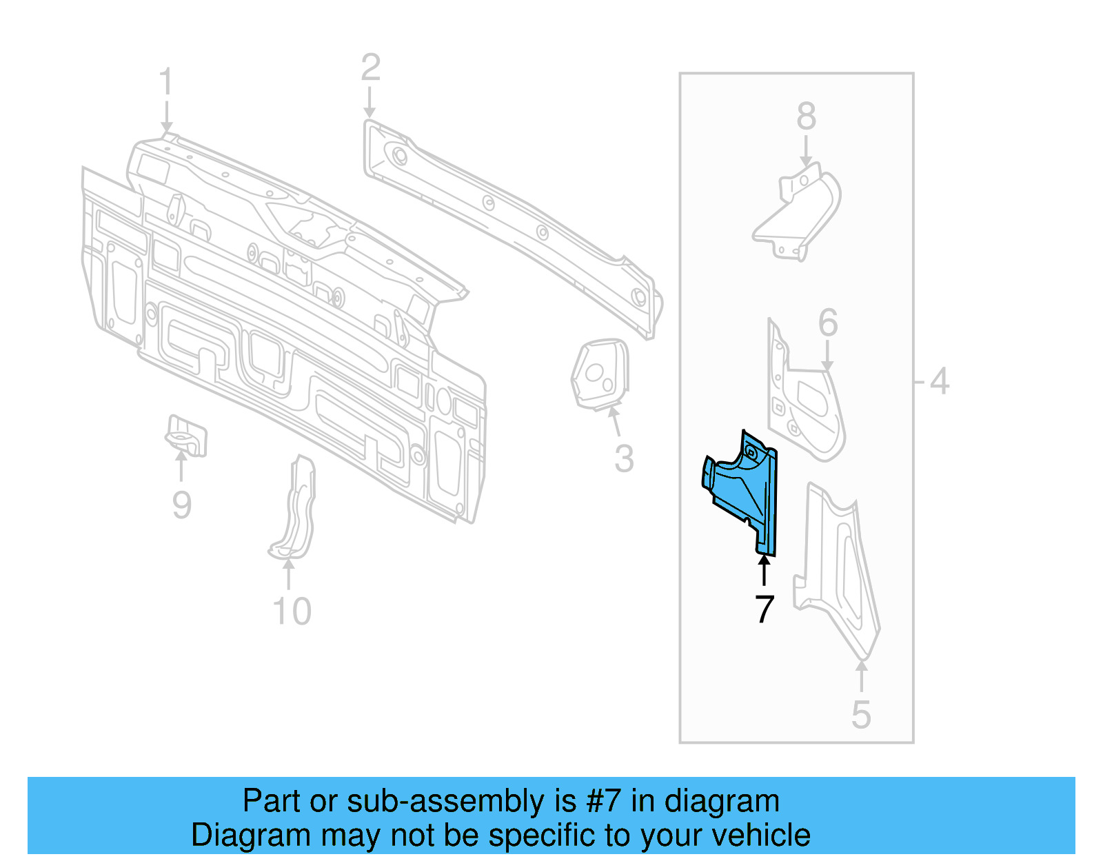 Extension Panel 5N0-813-392 - View 6