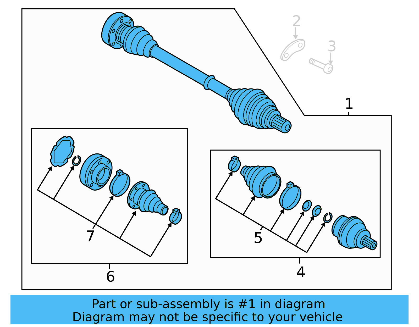 Axle Assembly 3QF-501-203-A - View 4