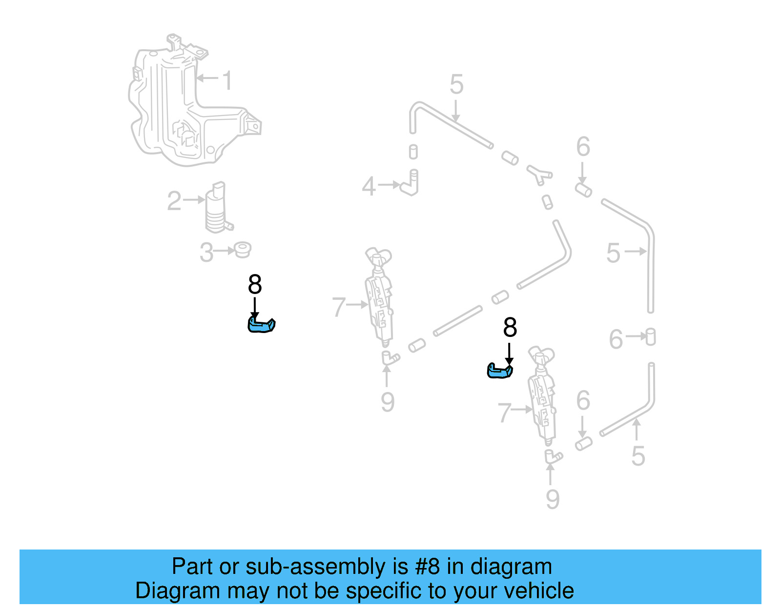 Pressure Cylinder Bracket 3D0-955-160-C - View 5