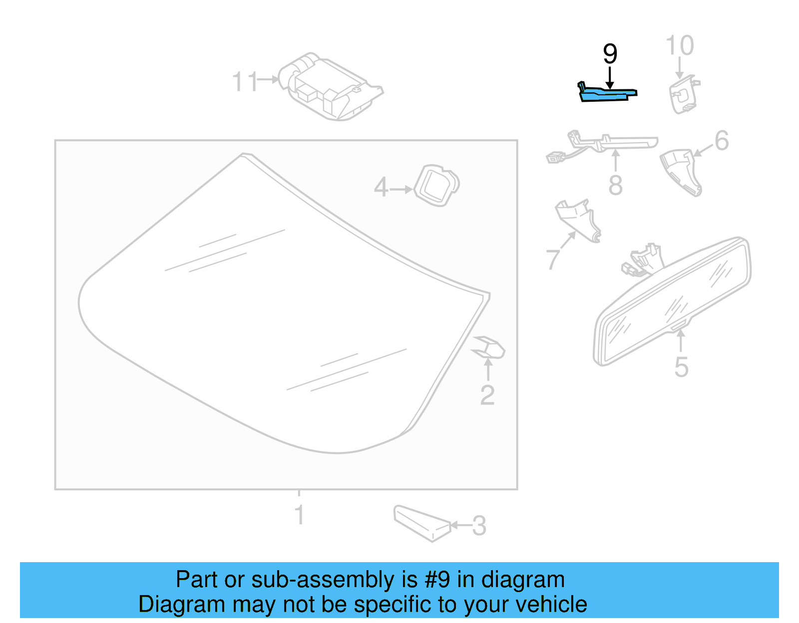 Wire Shield 1T0-857-594-B-9B9 - View 7