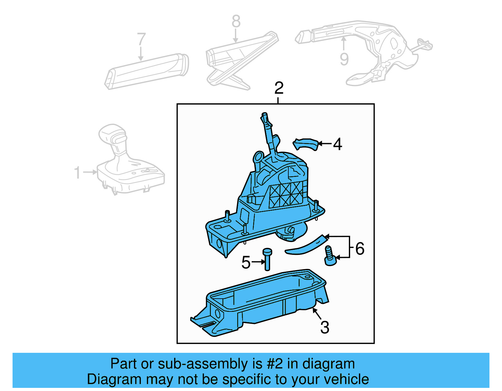 Gear Shift Assembly 5K1-713-025-EC - View 8